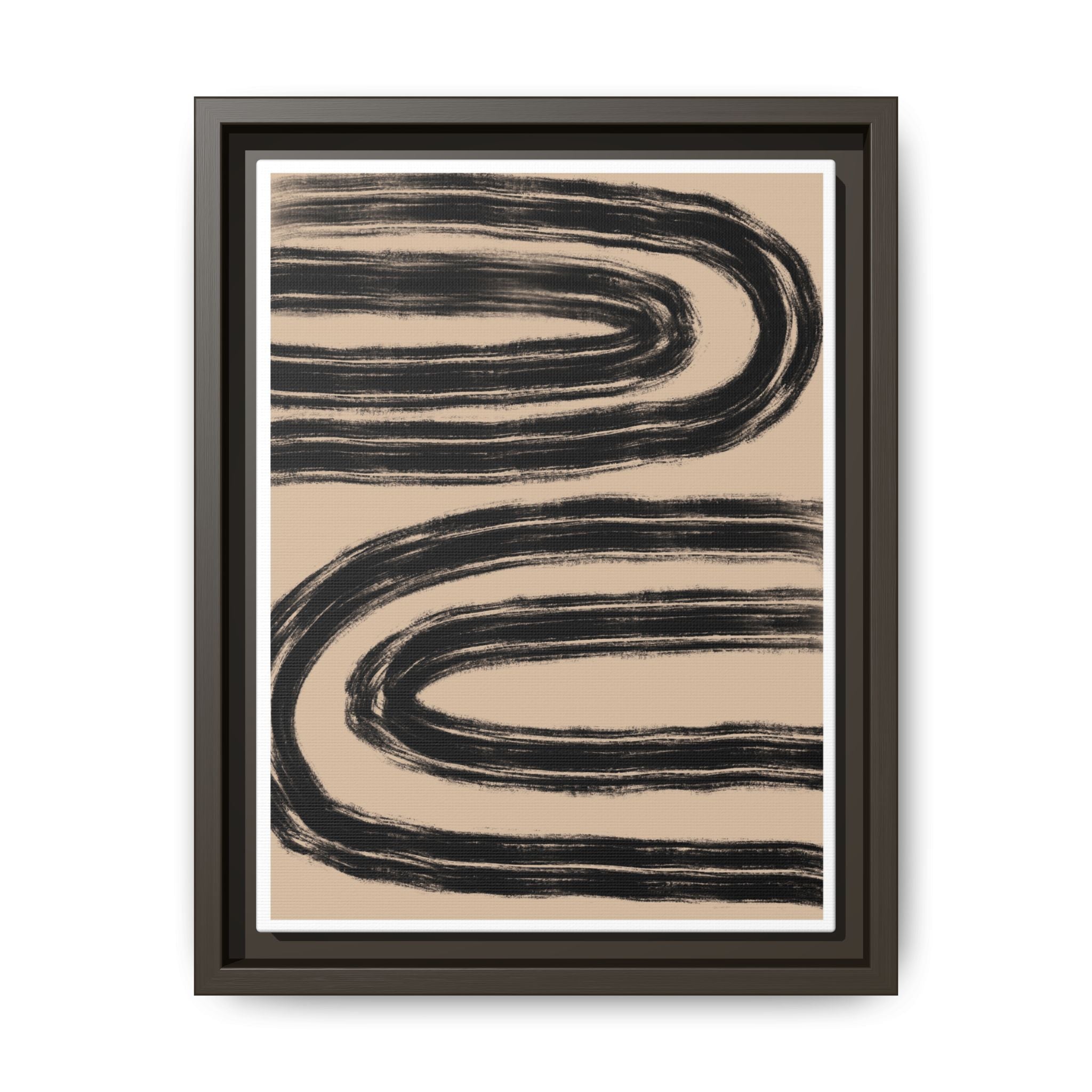 Midnight Current Echoes - Framed