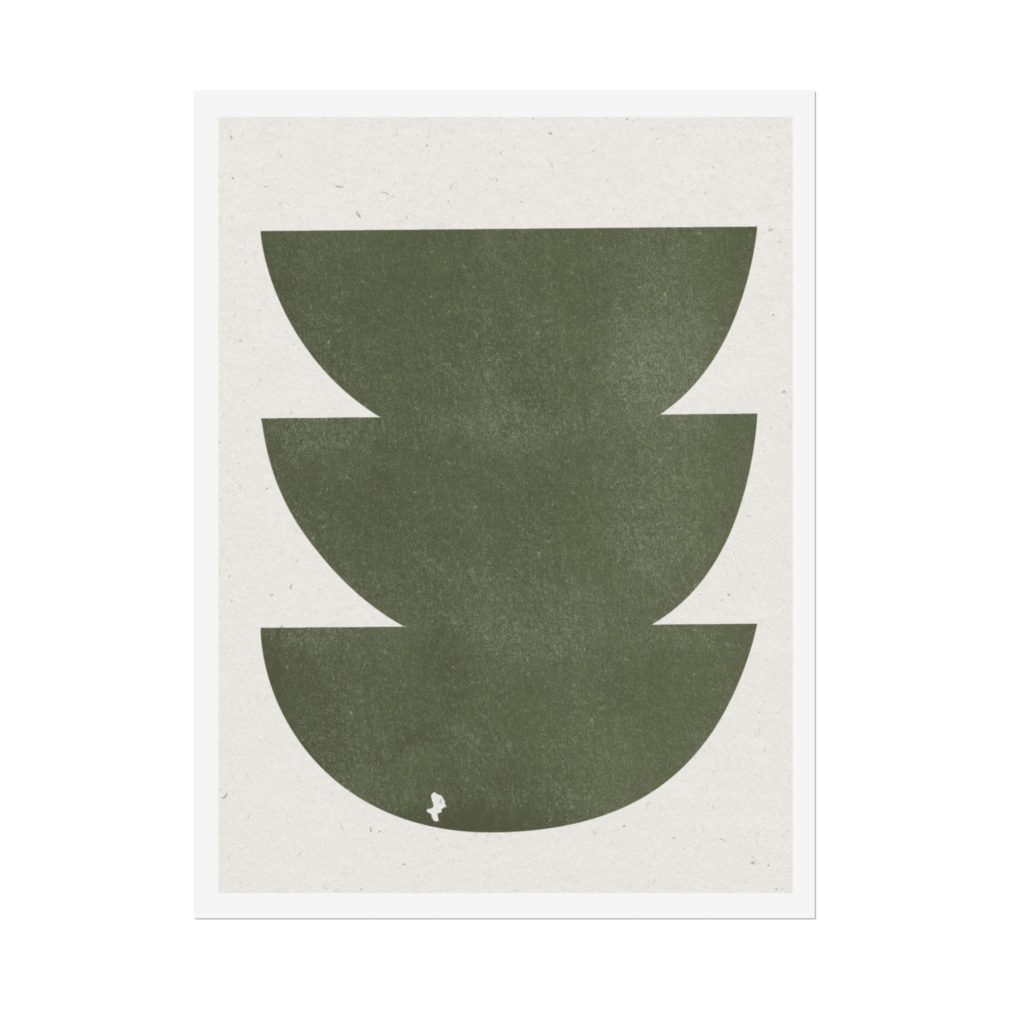 Olive Balance Forms - Poster
