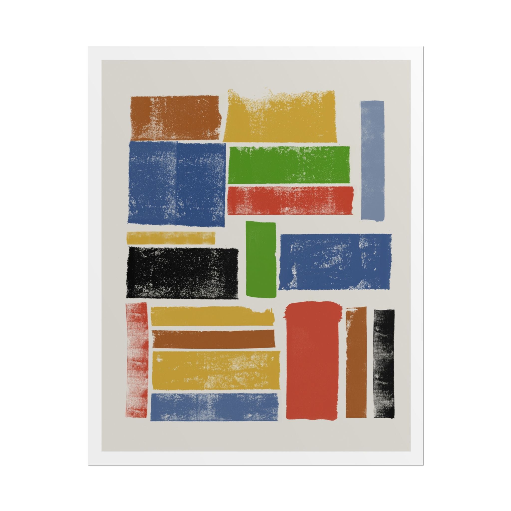 Playful Color Rhythm - Poster
