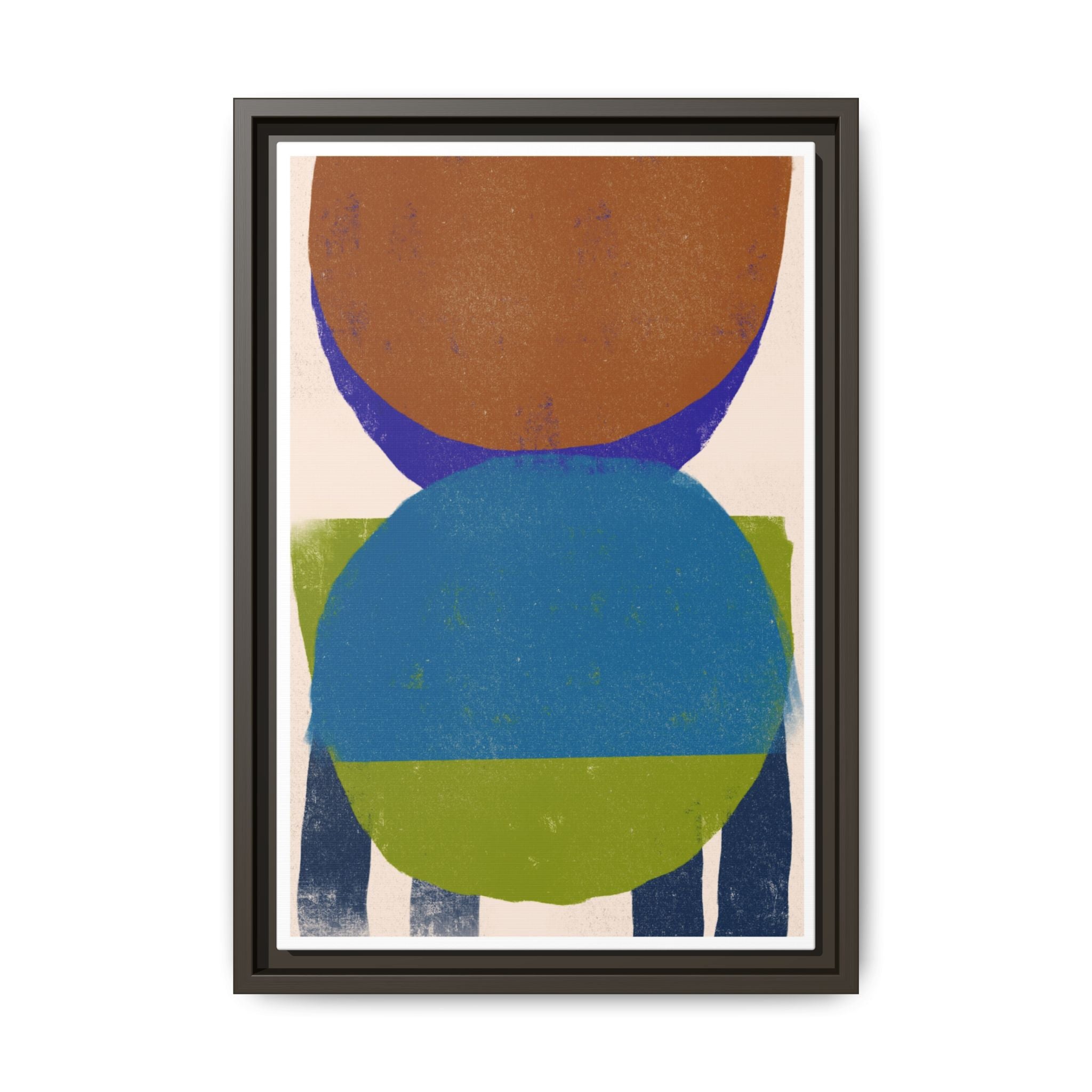 Azure Meadow Eclipse - Framed