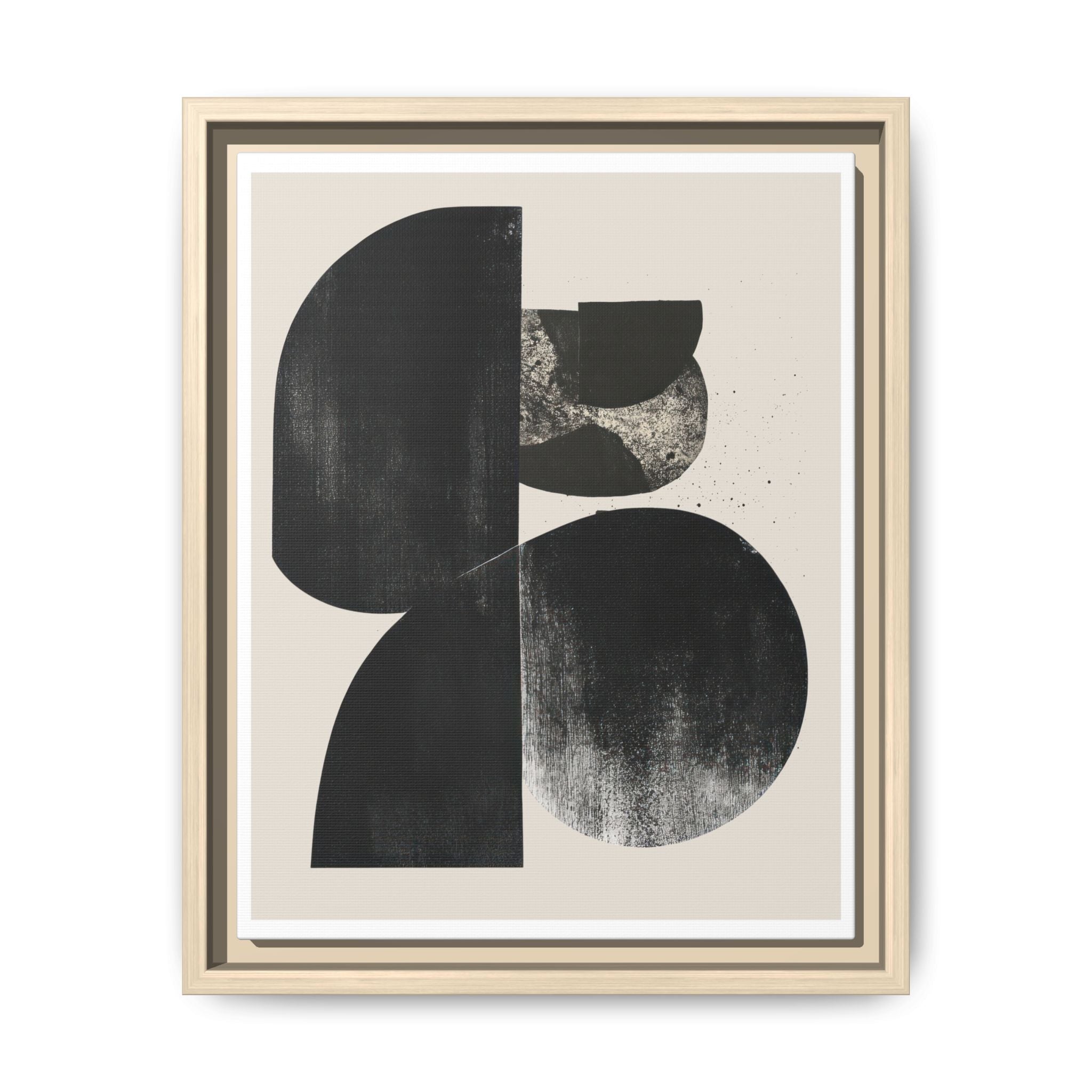 Obsidian Drift Composition - Framed