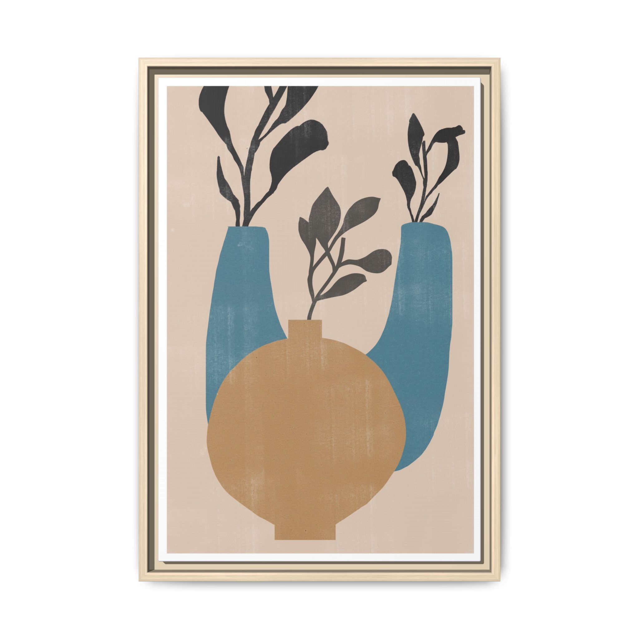 Azure Vessel Harmony - Framed