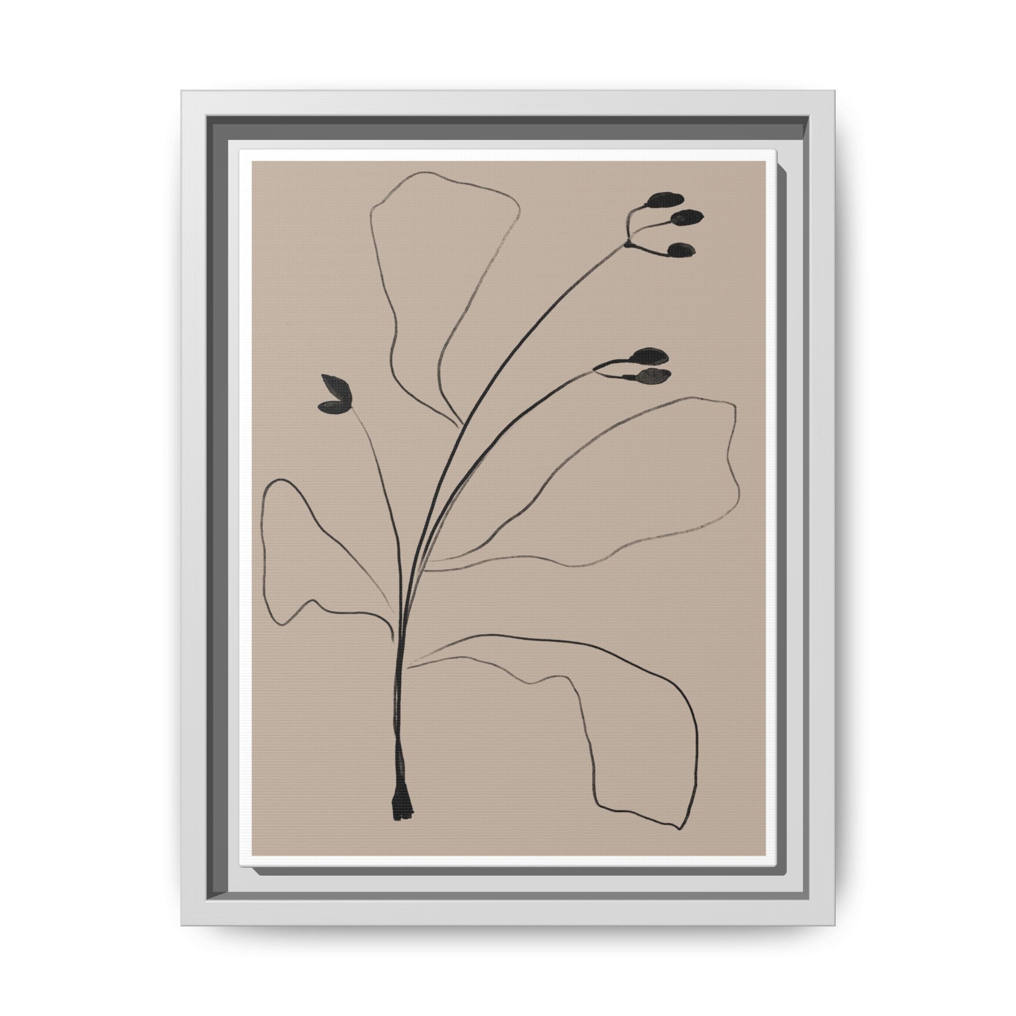 Quiet Botanical Gesture - Framed