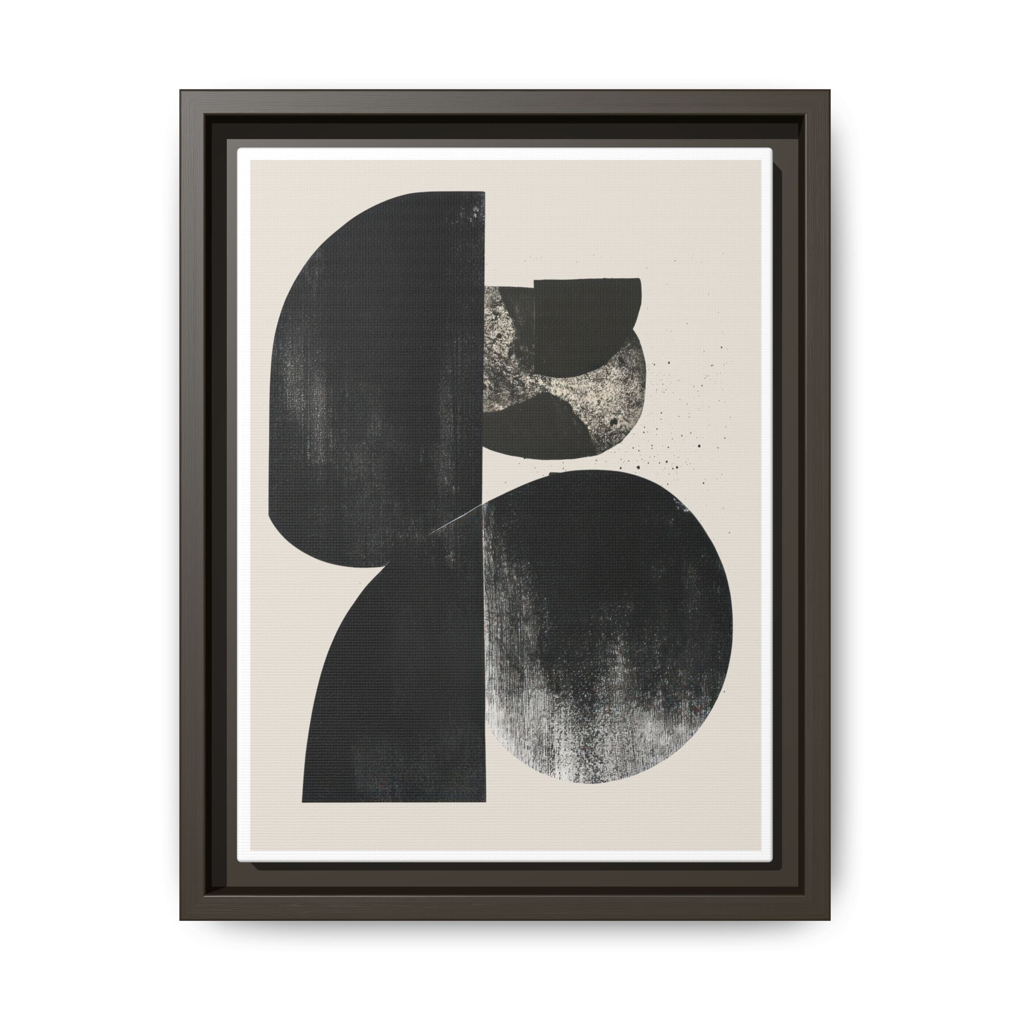 Obsidian Drift Composition - Framed