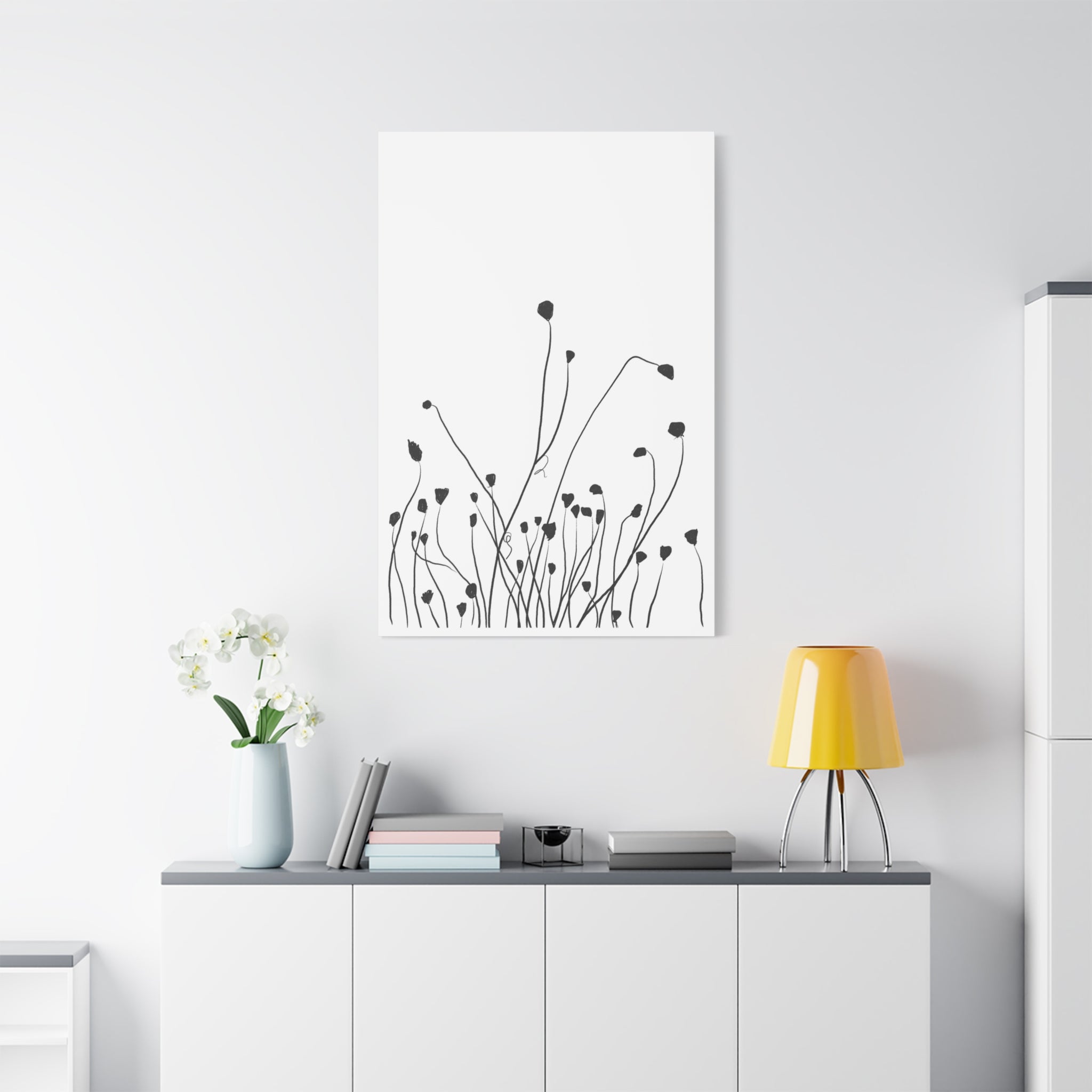 Silent Bloom Horizon - Canvas