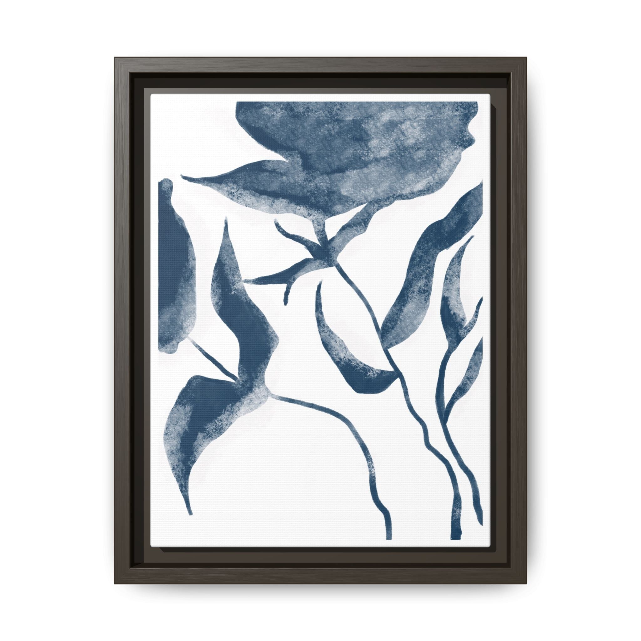 Indigo Bloom Reverie - Framed
