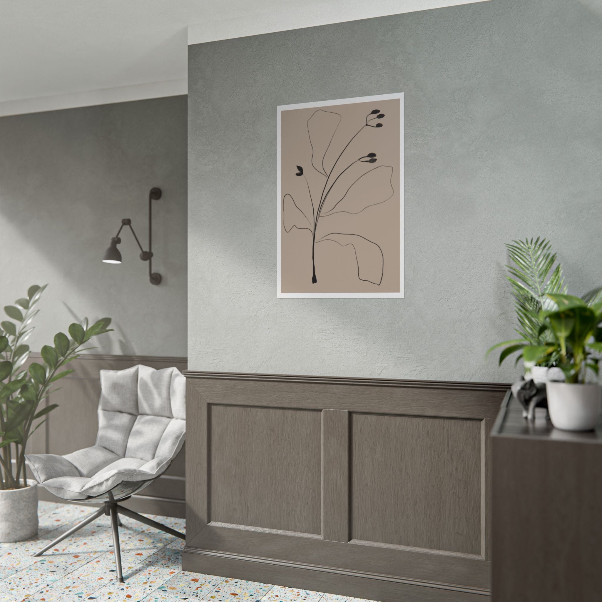 Quiet Botanical Gesture - Poster