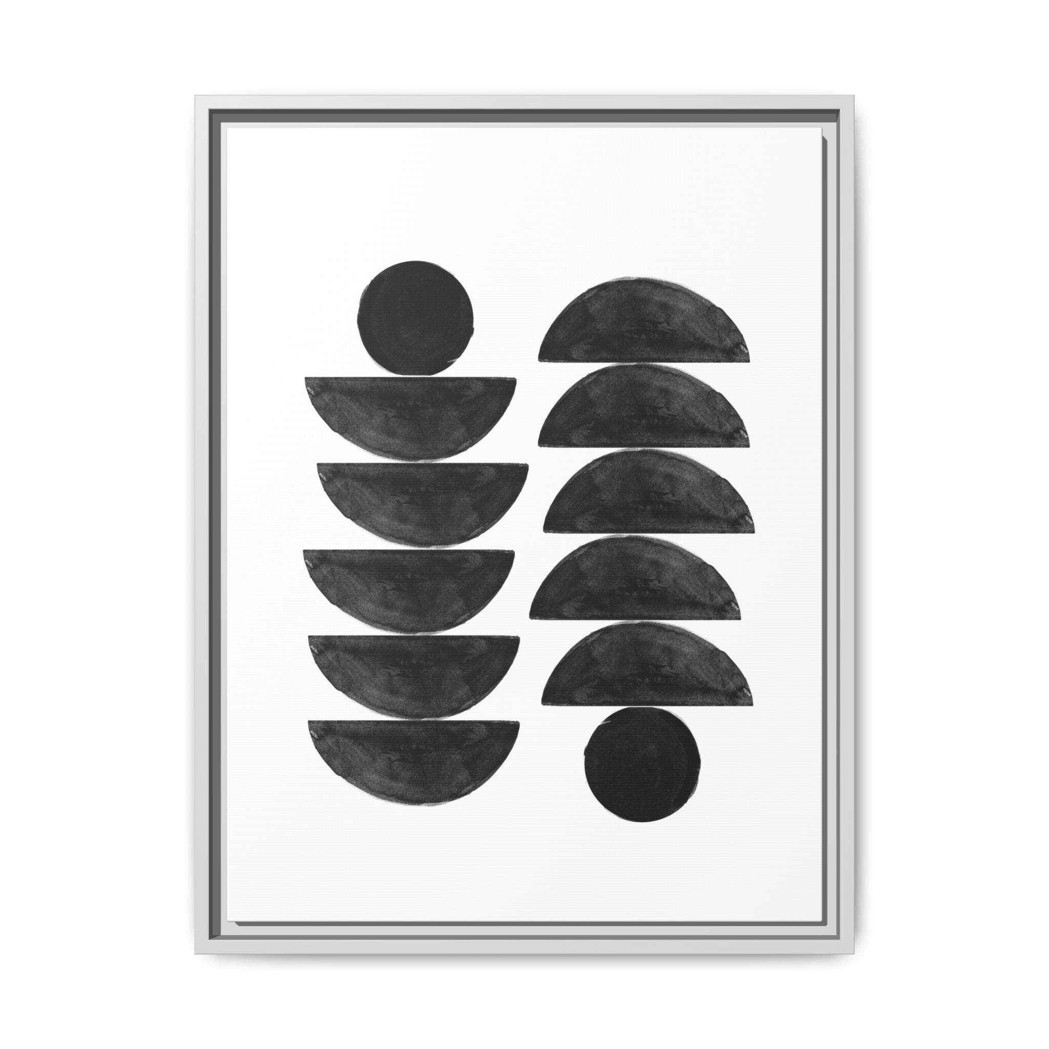 Obsidian Balance Echoes - Framed