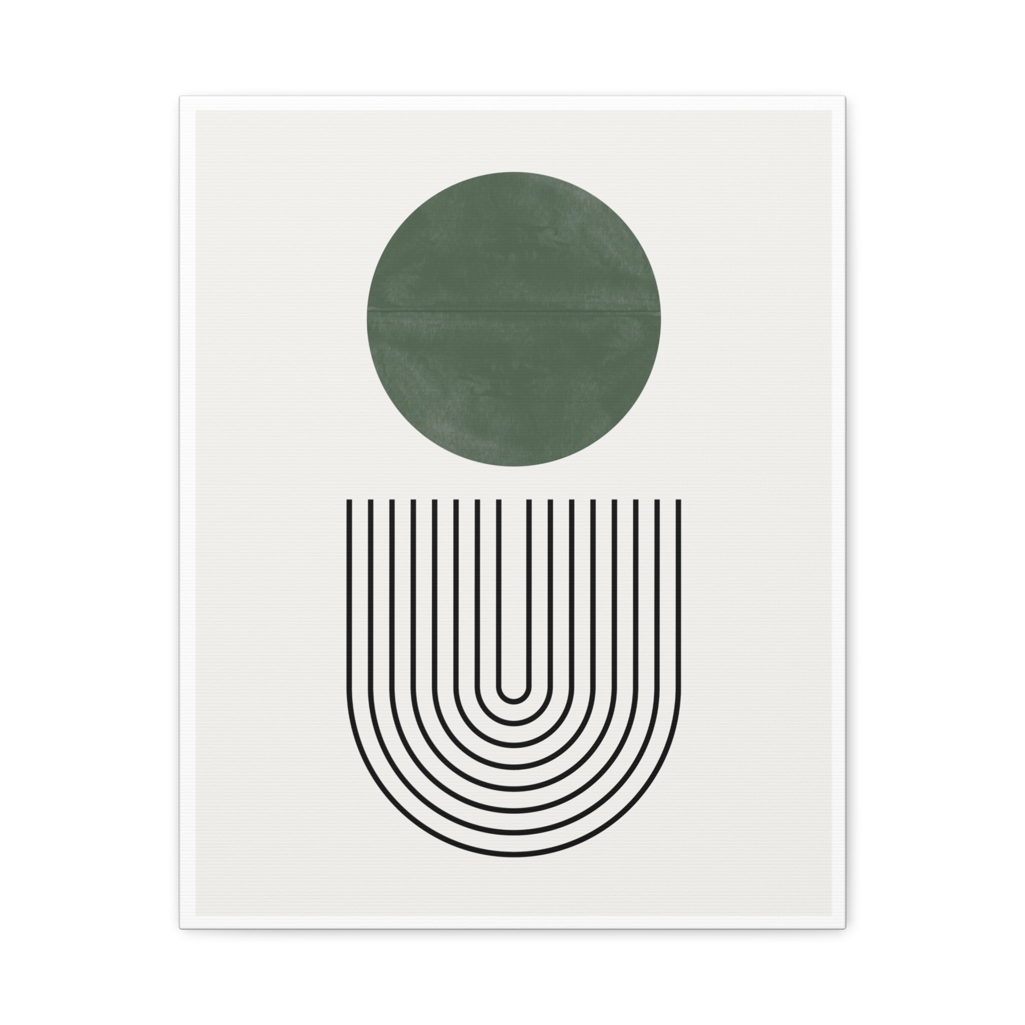 Emerald Orbit Pathways - Canvas