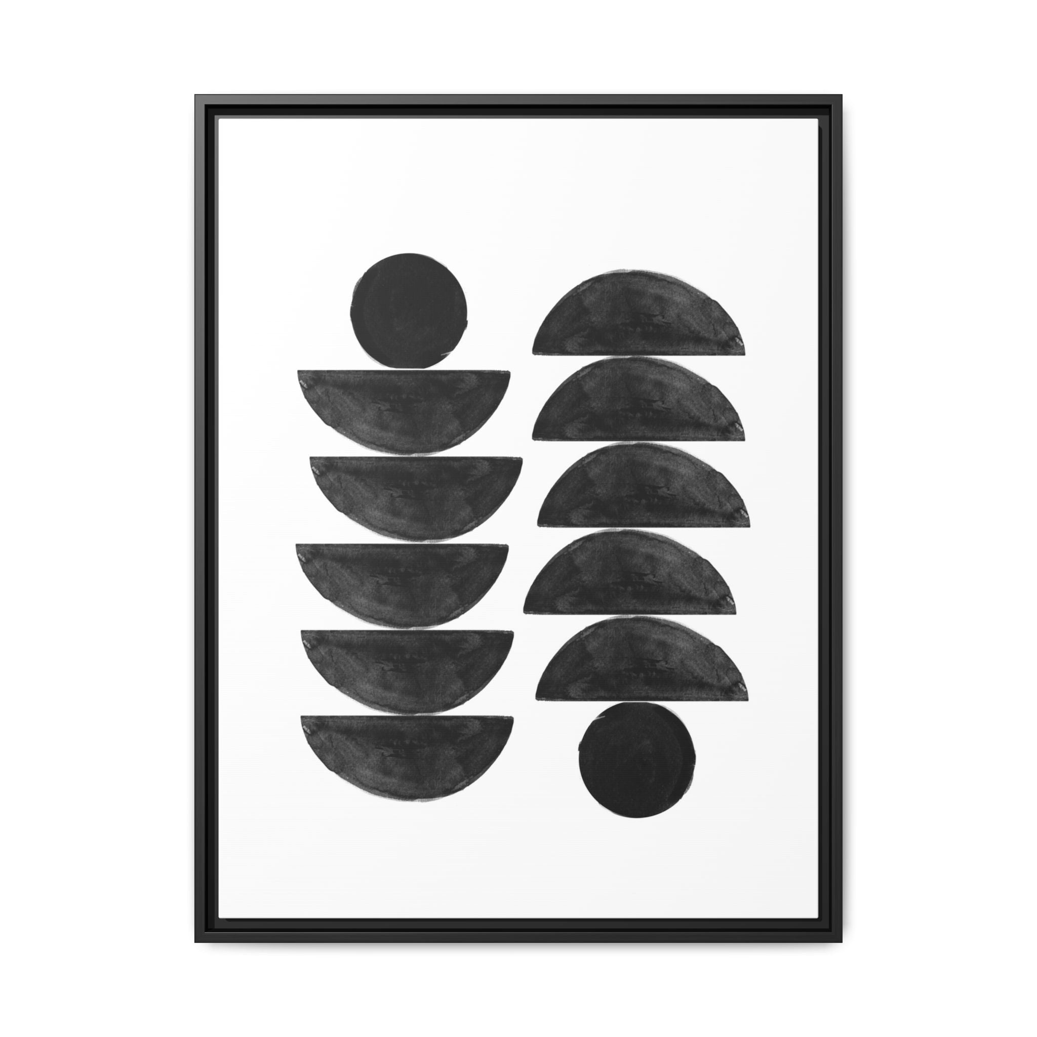 Obsidian Balance Echoes - Framed