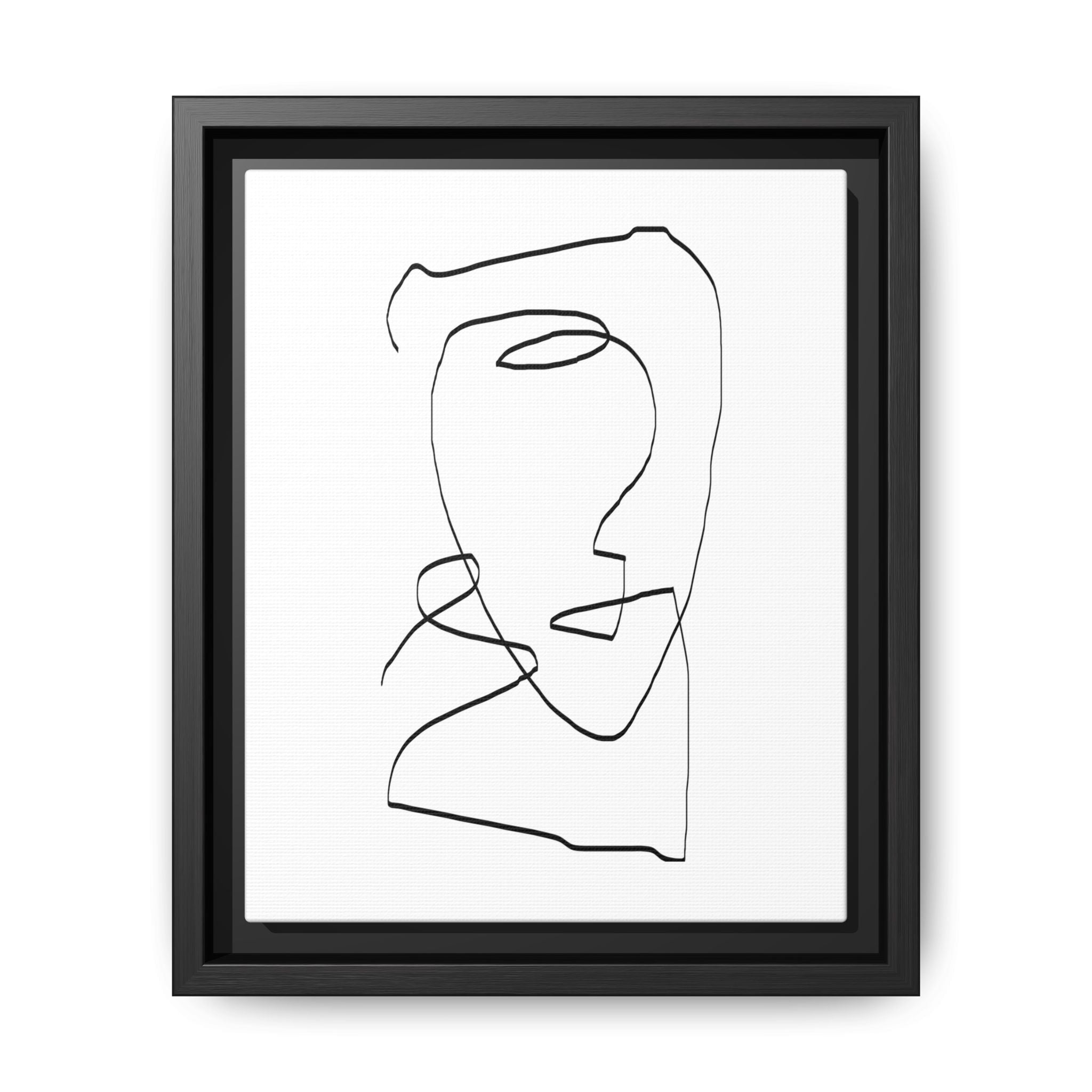 Silent Contour Reverie - Framed