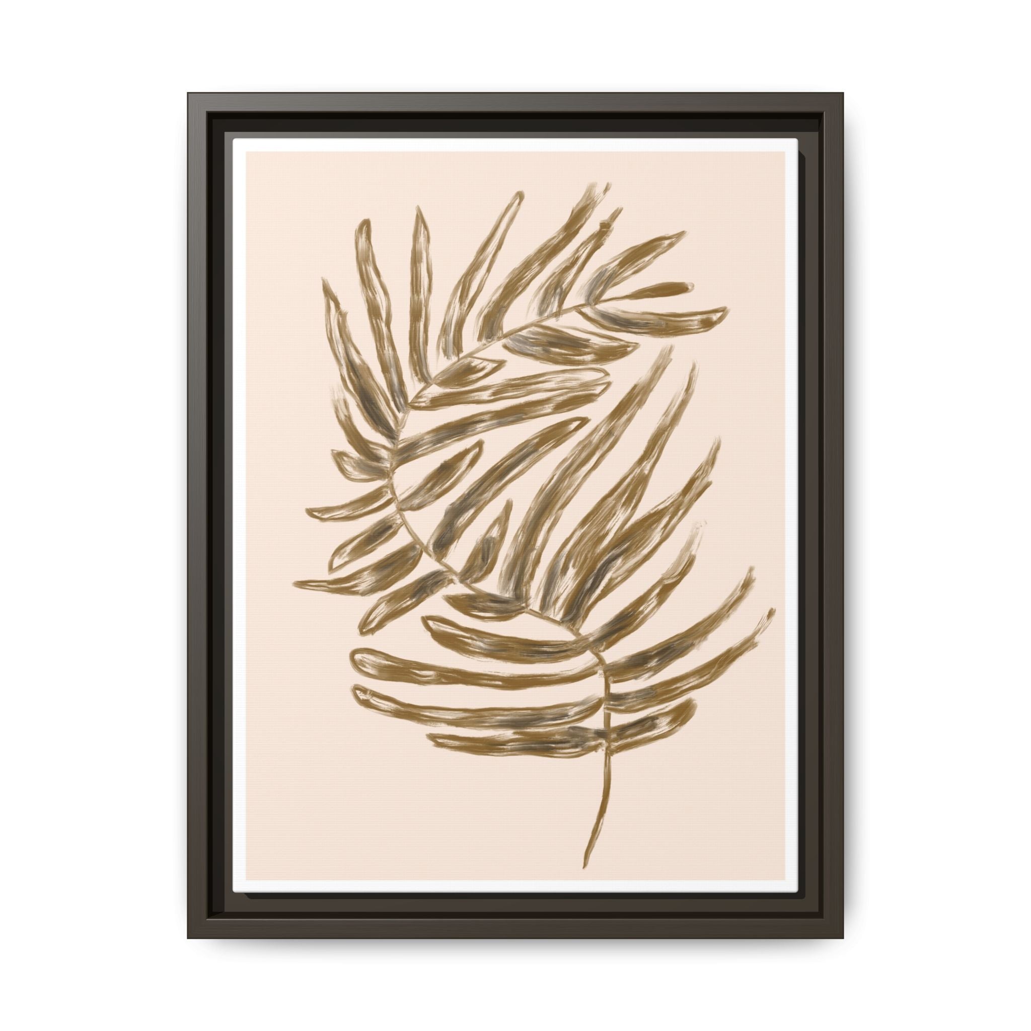 Golden Frond Reverie - Framed