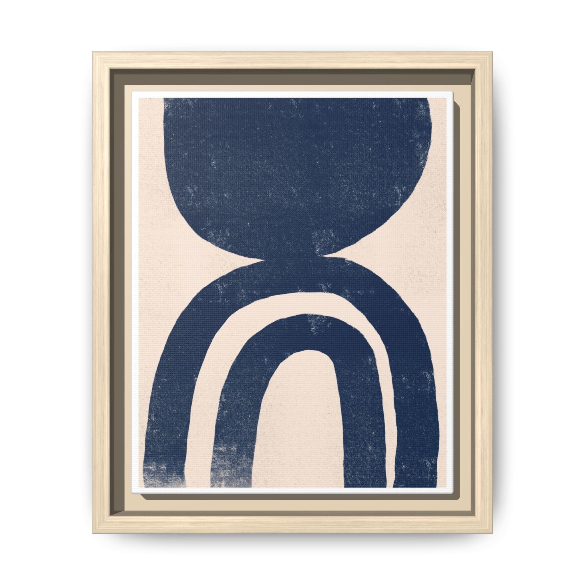 Indigo Arch Stillness - Framed