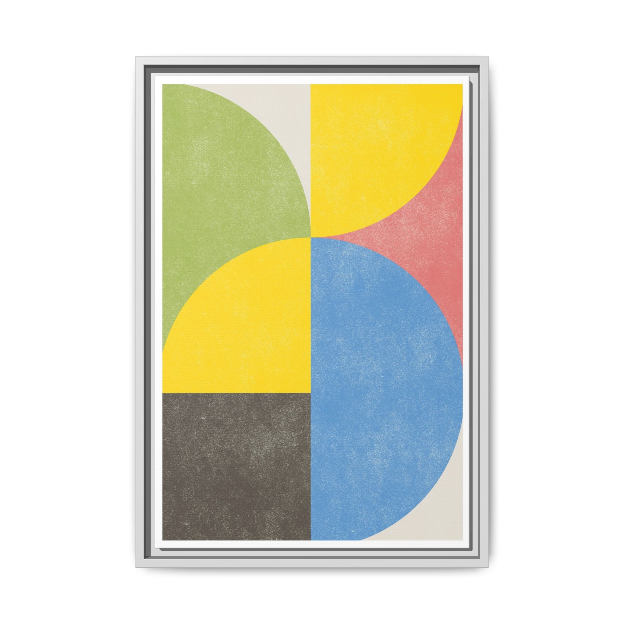 Pastel Orbit Rhythm - Framed