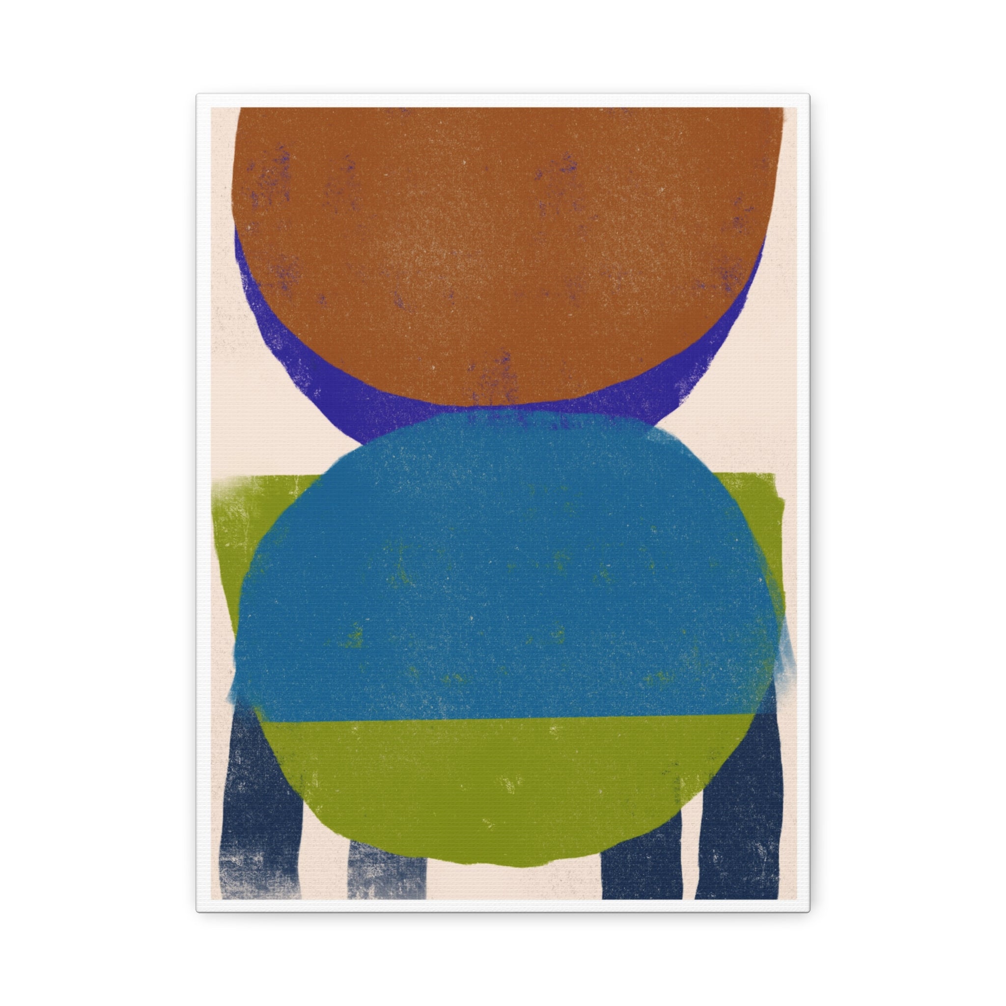 Azure Meadow Eclipse - Canvas