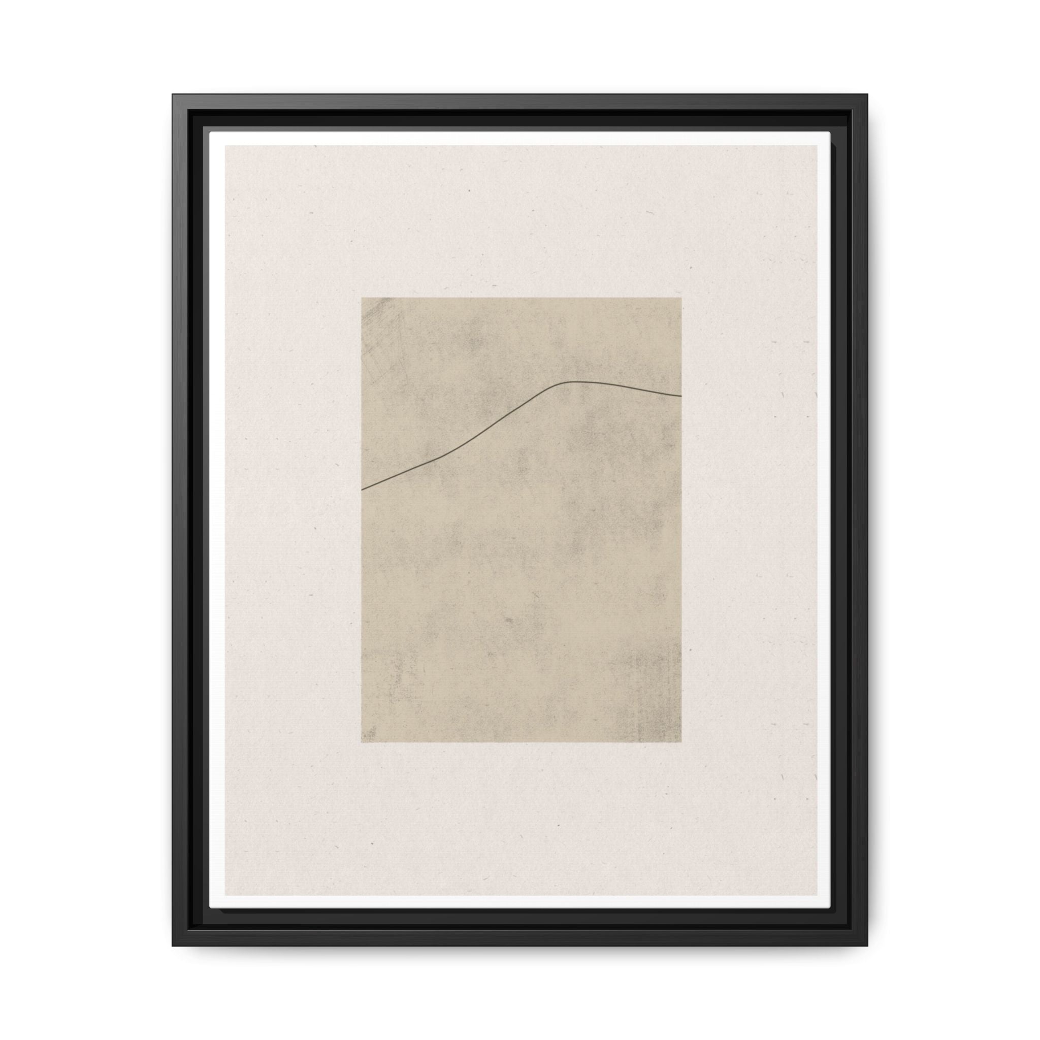 Whispered Horizon Trace - Framed
