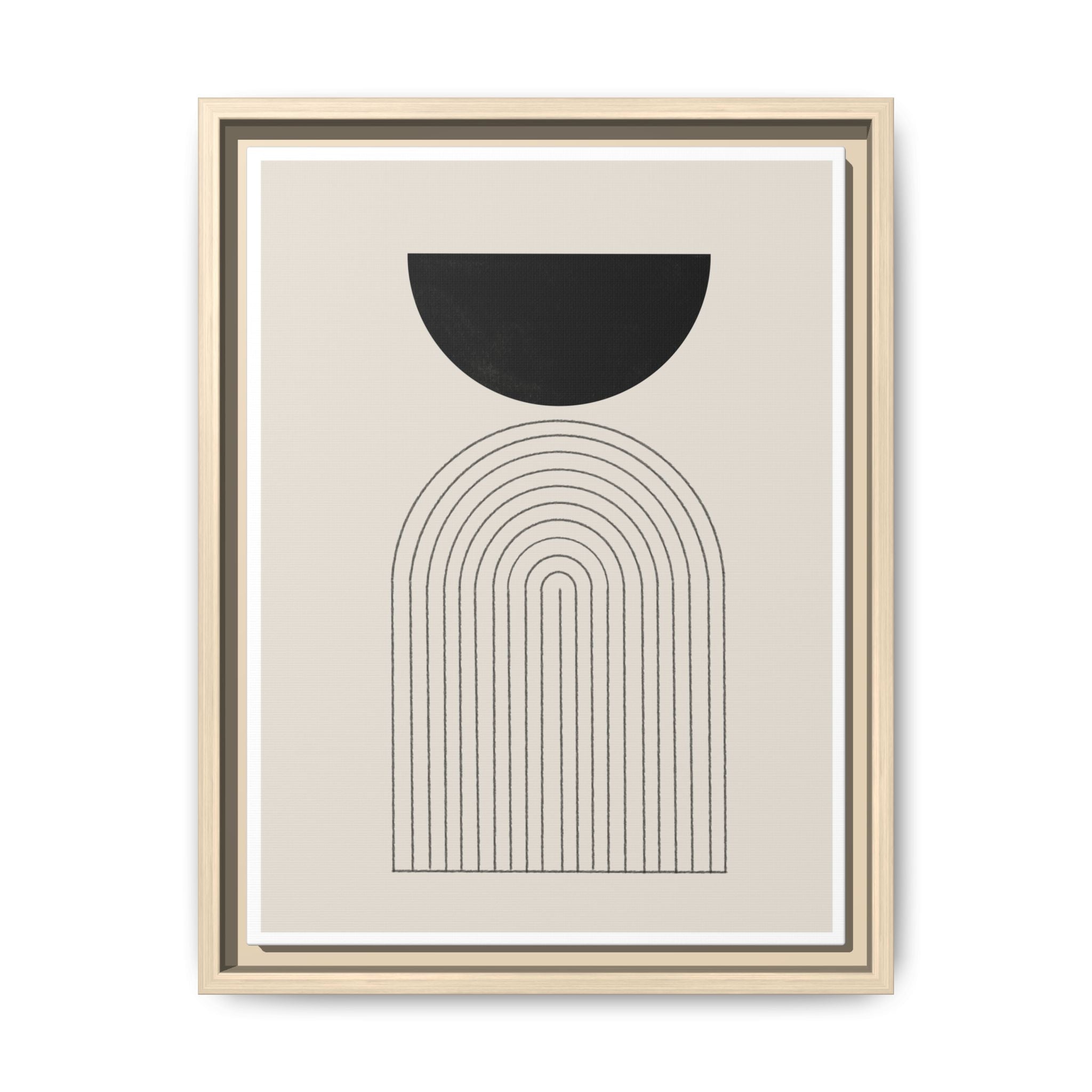 Midnight Portal Lines - Framed
