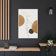 Amber Botanical Drift - Canvas