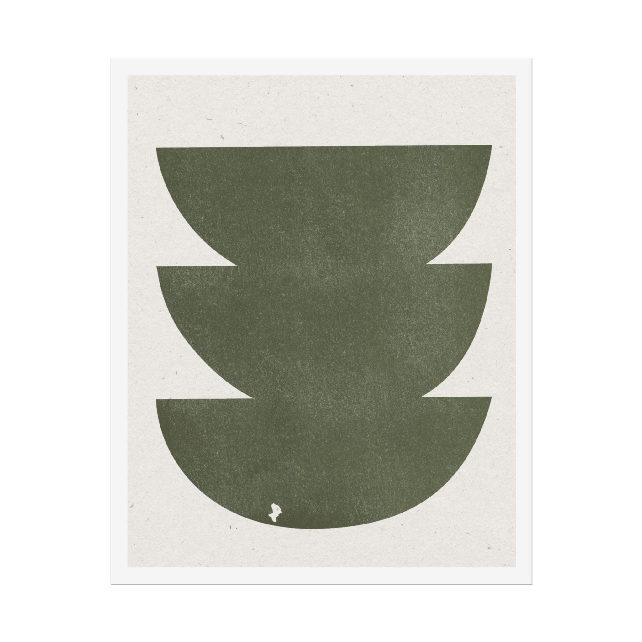 Olive Balance Forms - Poster