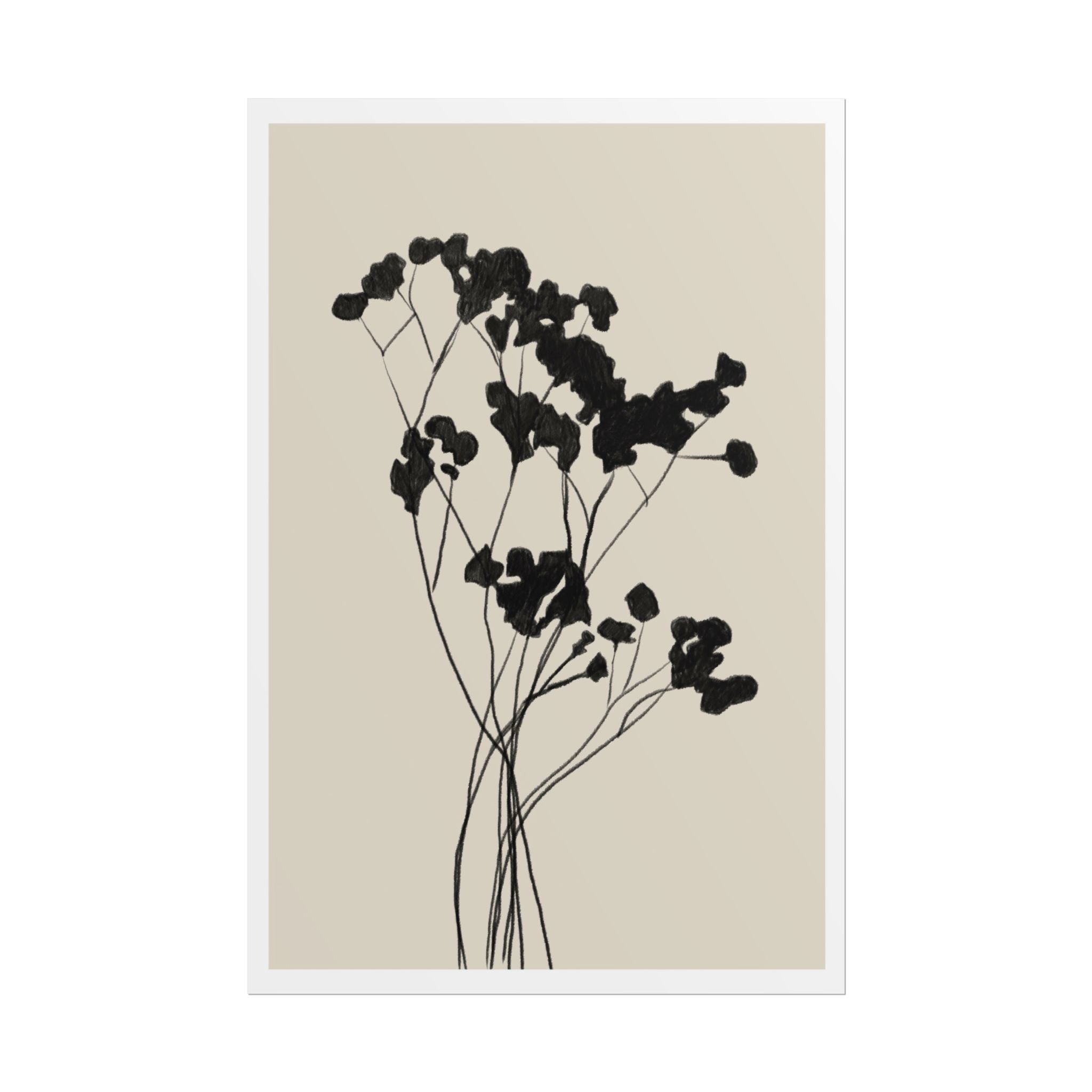 Velvet Bloom Silhouettes - Poster
