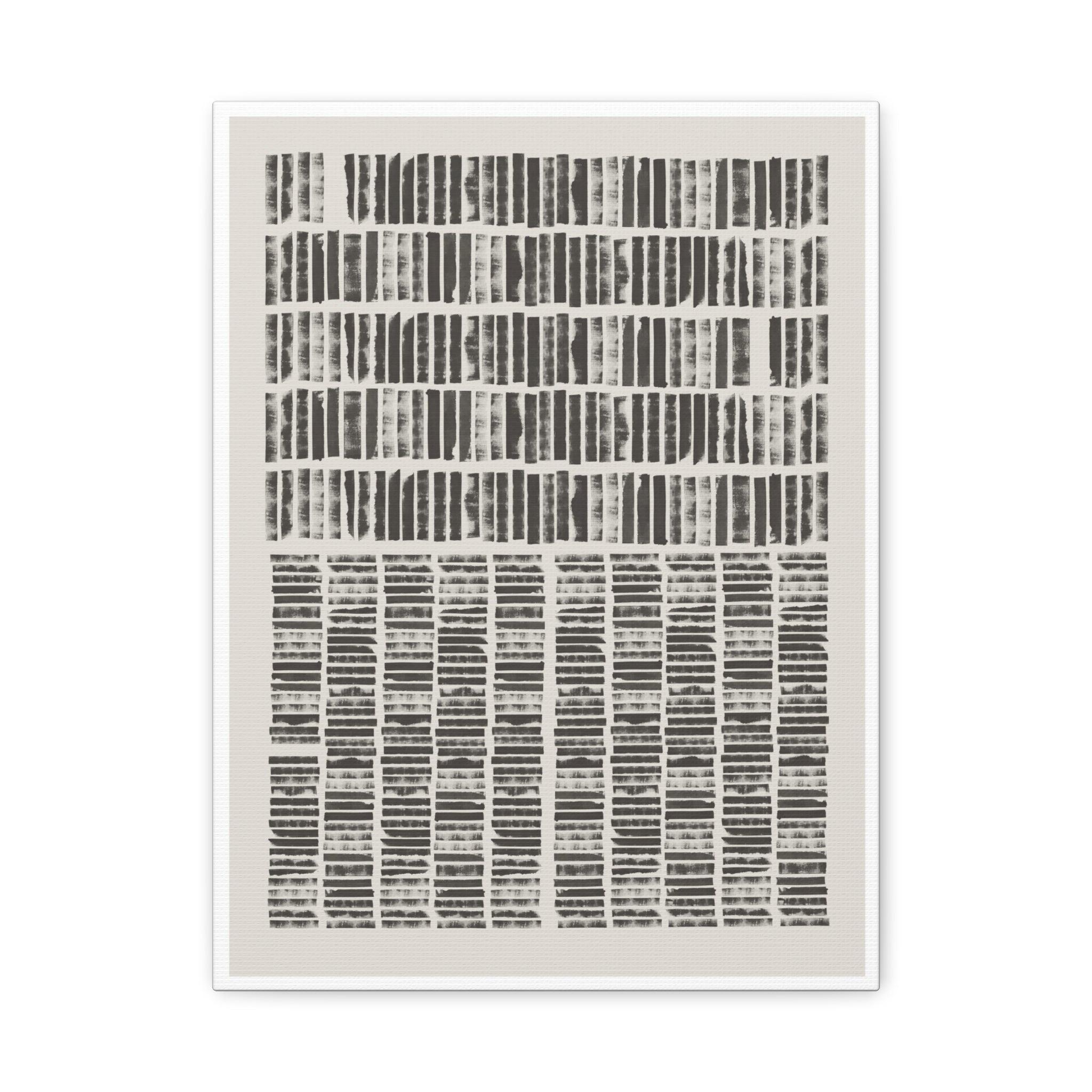 Shadow Rhythm Columns - Canvas