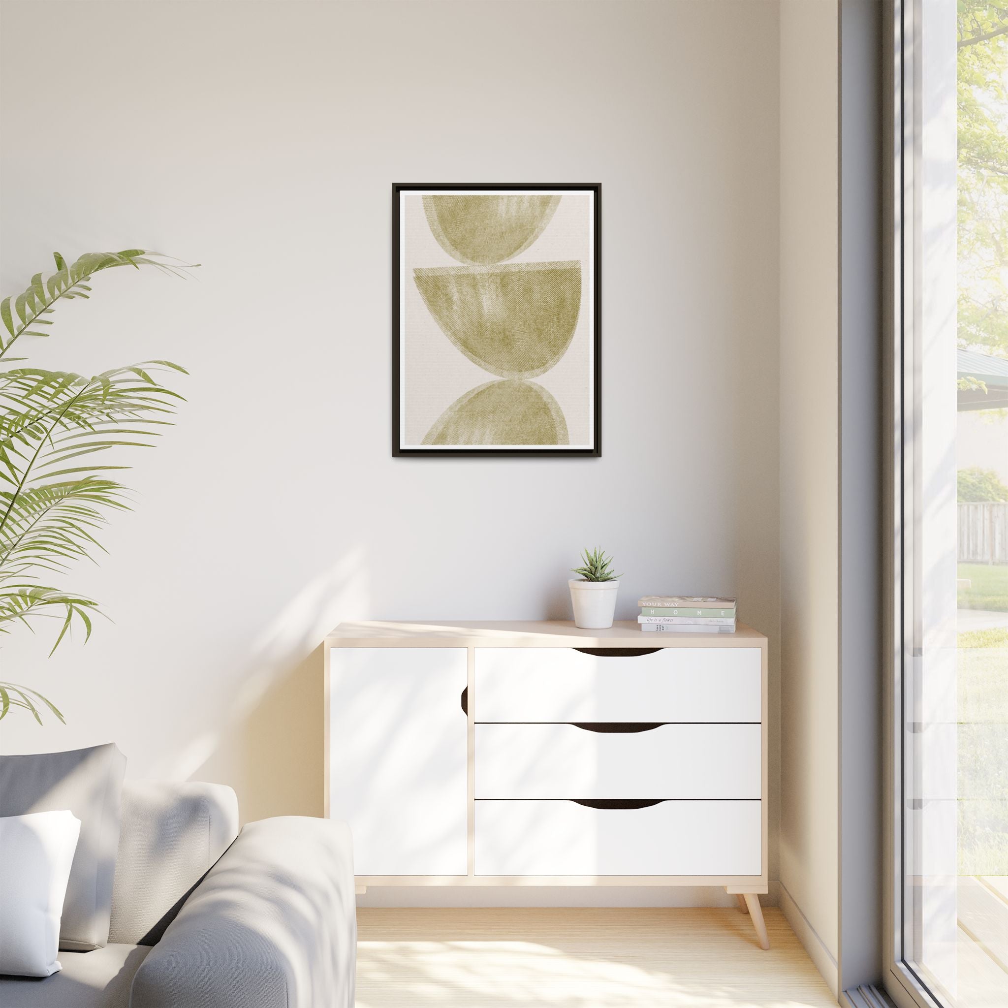 Olive Balance Theory - Framed