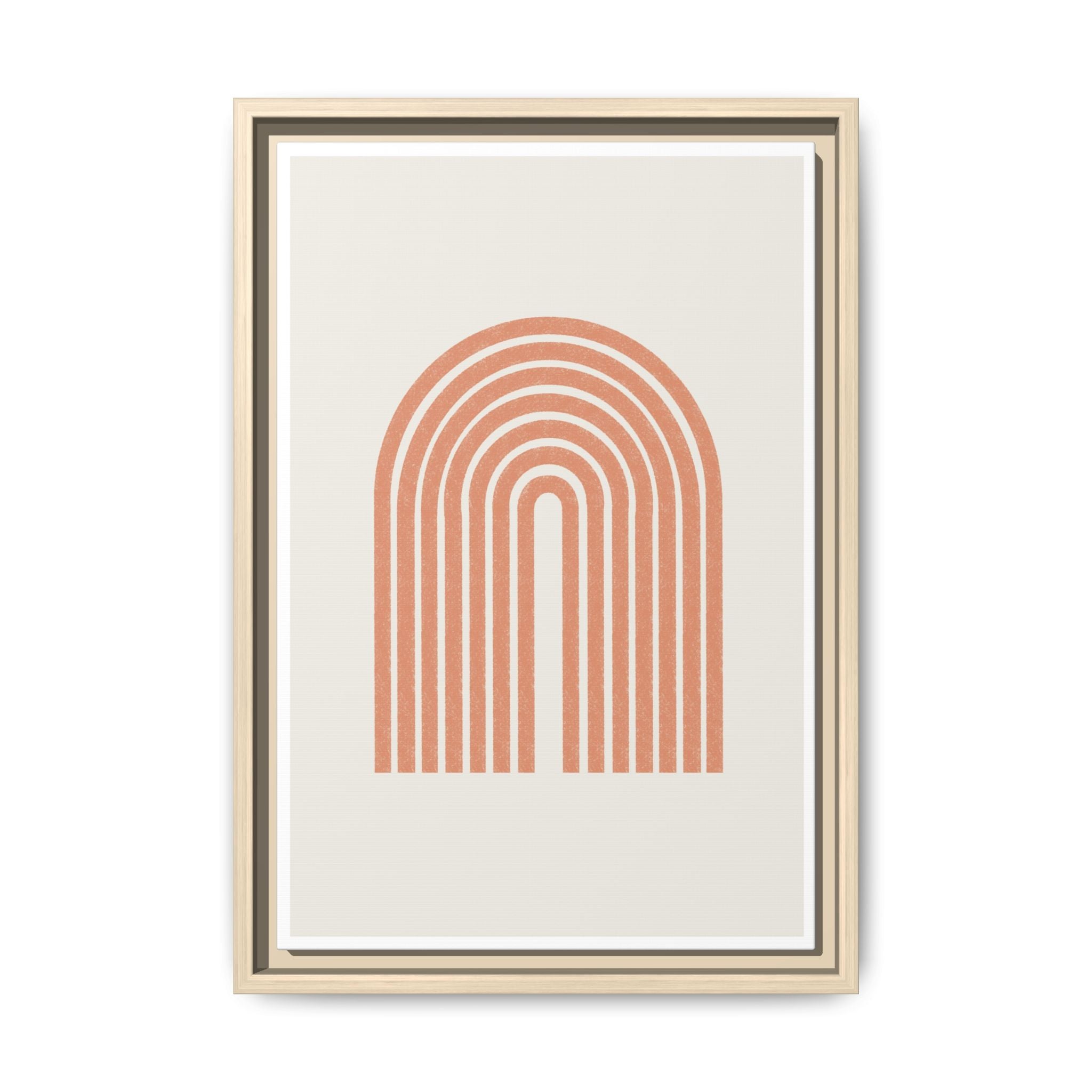 Terracotta Arc Whisper - Framed