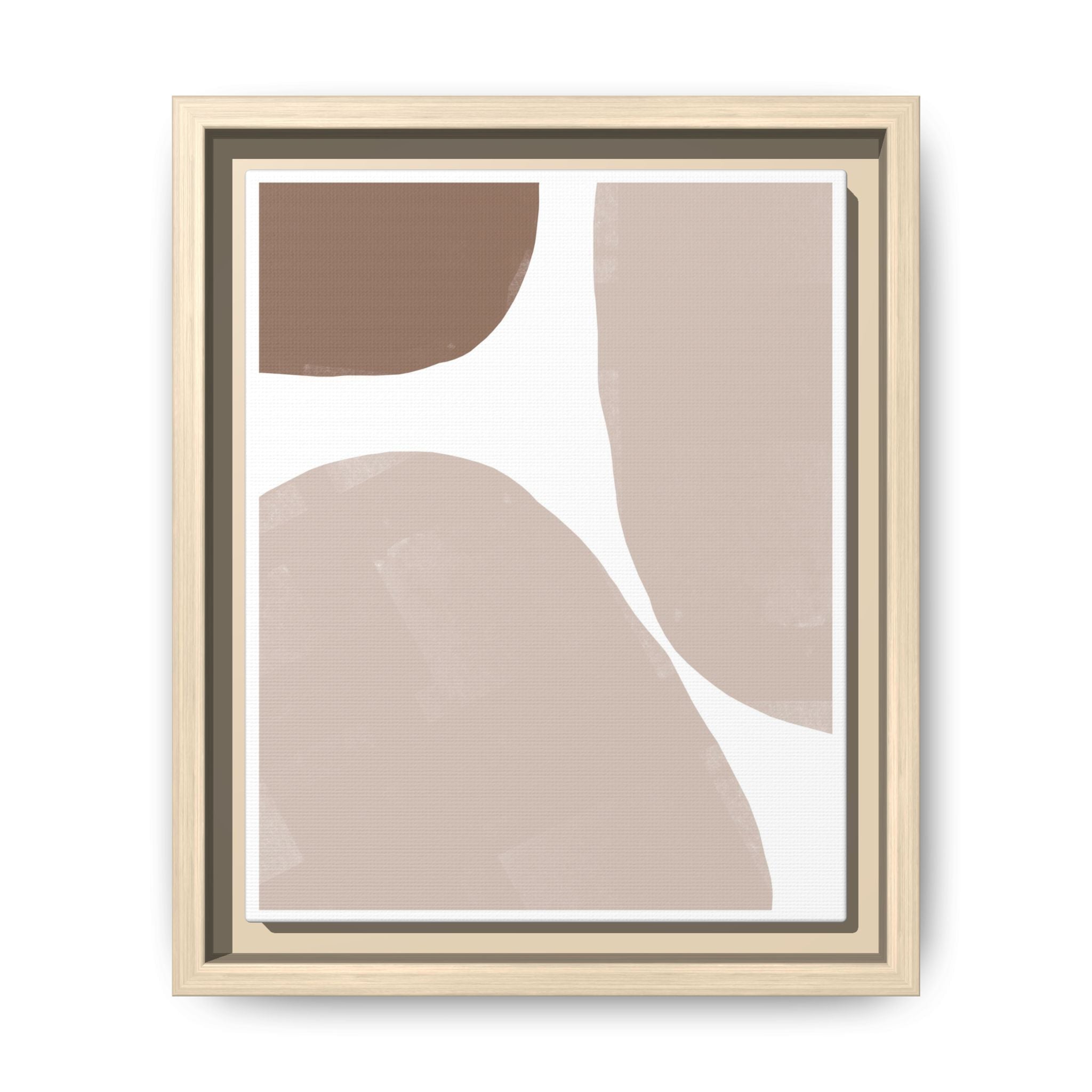 Muted Clay Horizons - Framed