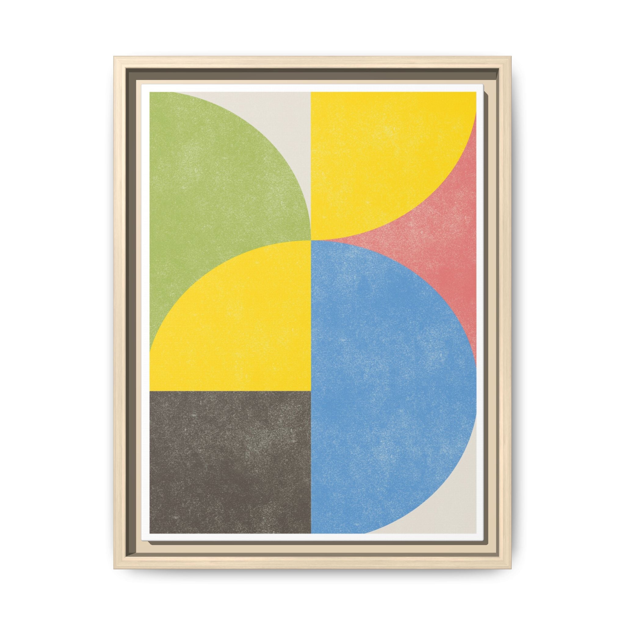 Pastel Orbit Rhythm - Framed