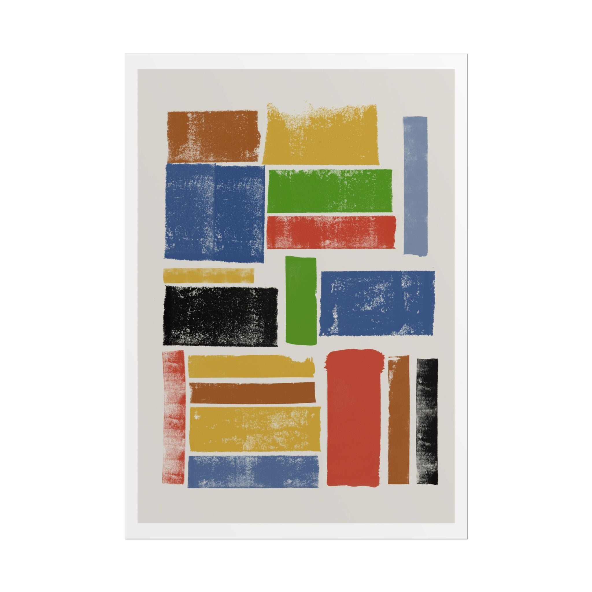 Playful Color Rhythm - Poster