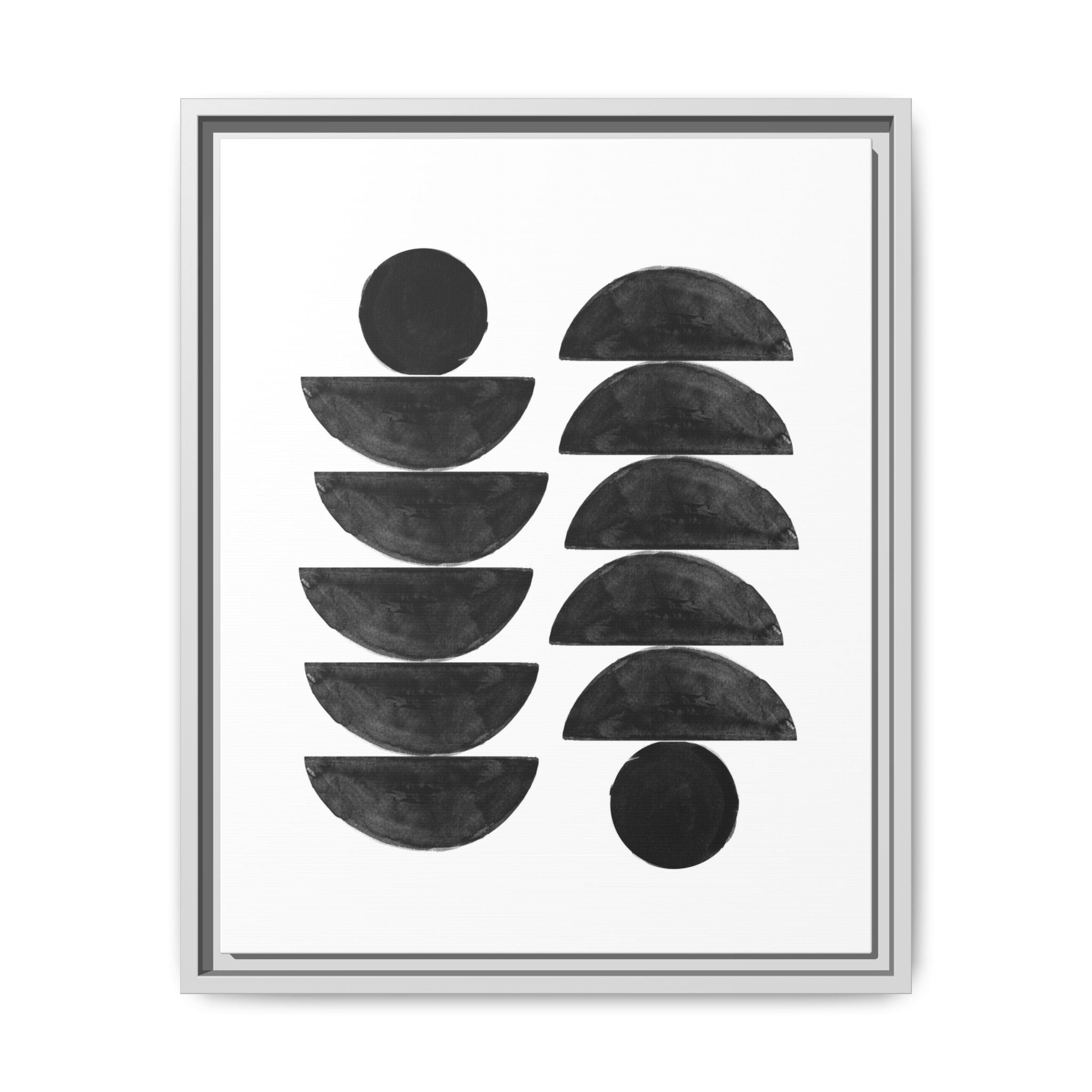 Obsidian Balance Echoes - Framed