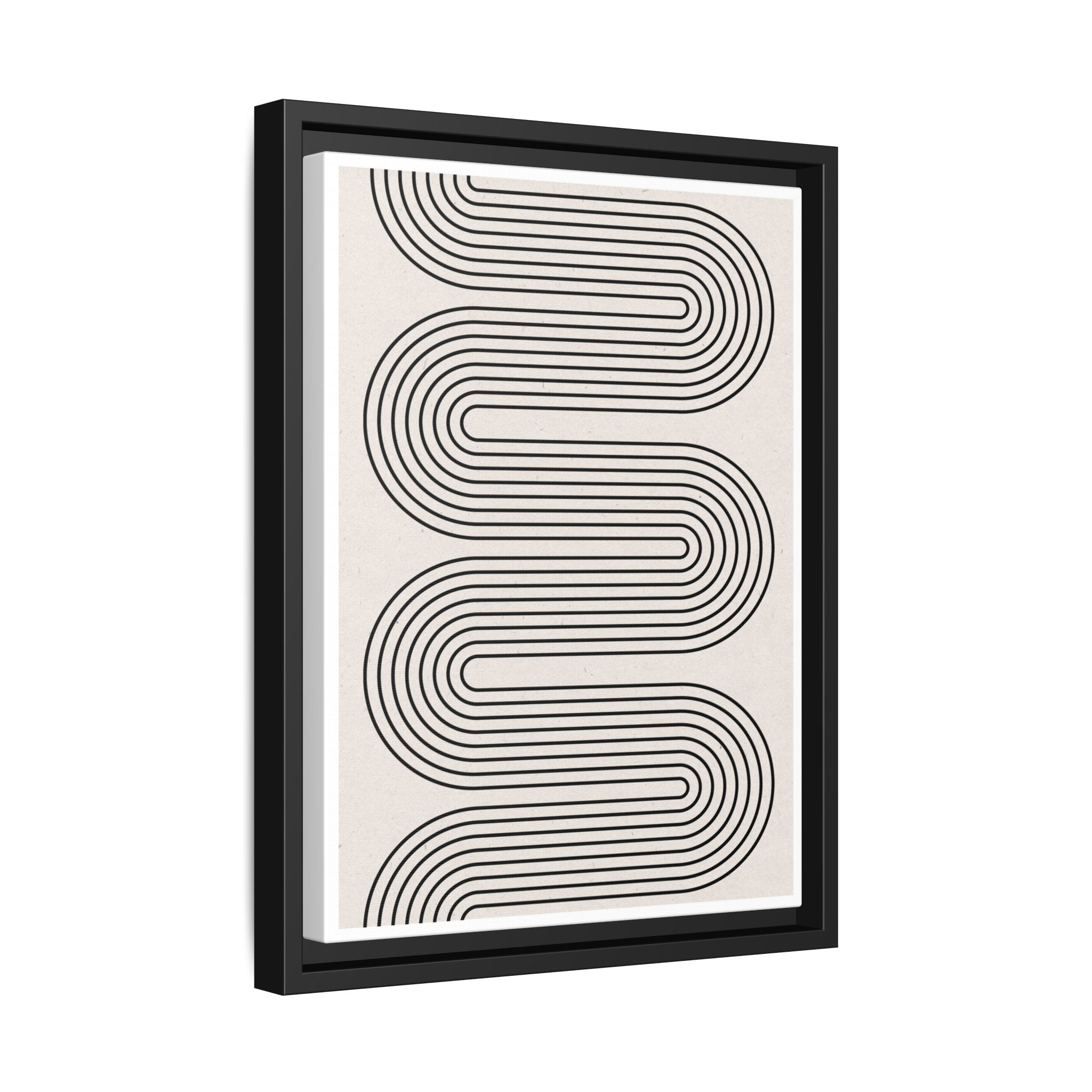 Monoline Rhythm Cascade - Framed