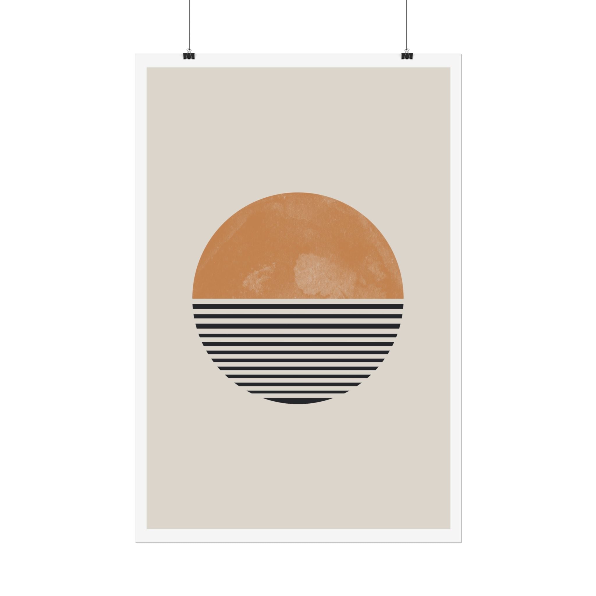 Amber Horizon Echoes - Poster