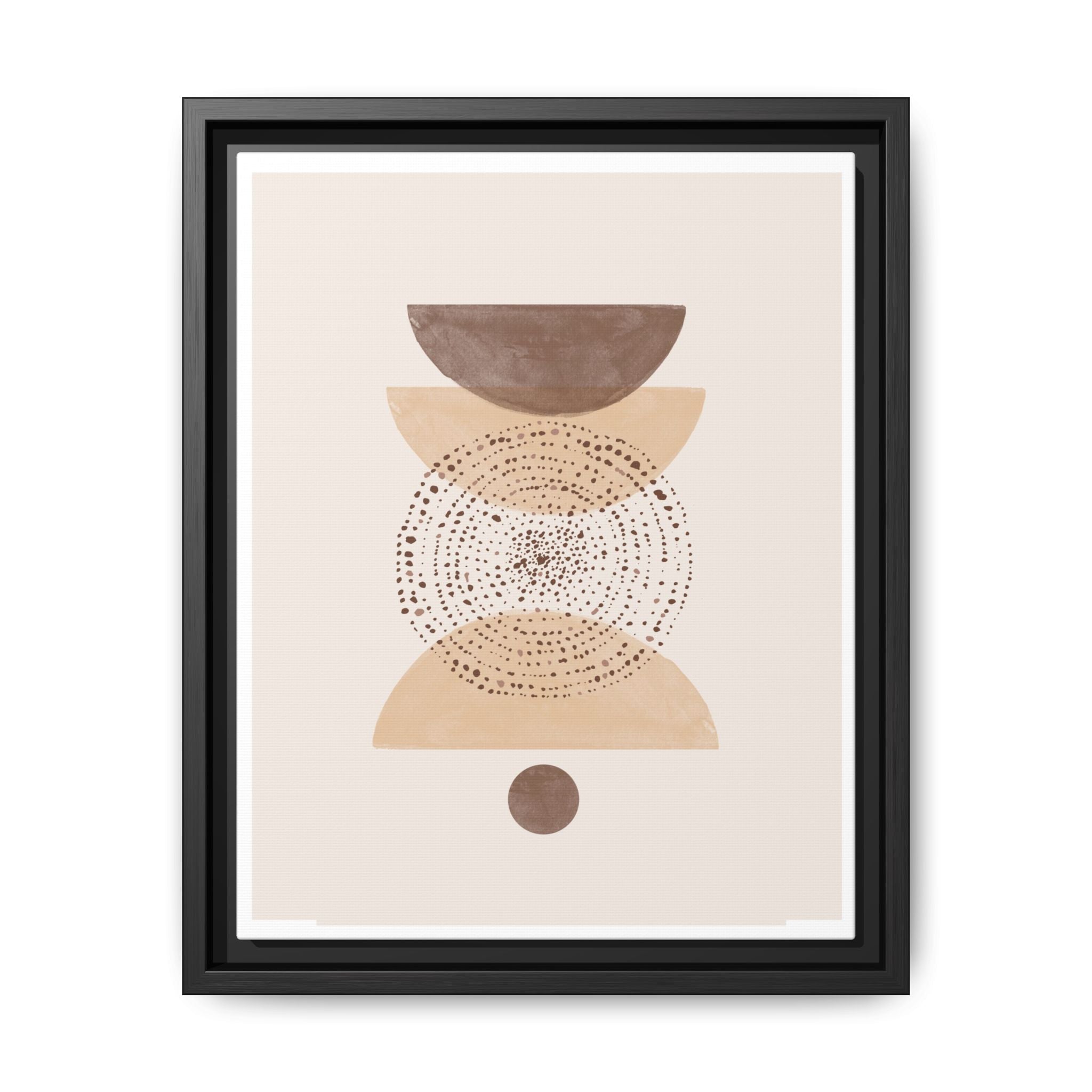 Terracotta Orbit Balance - Framed