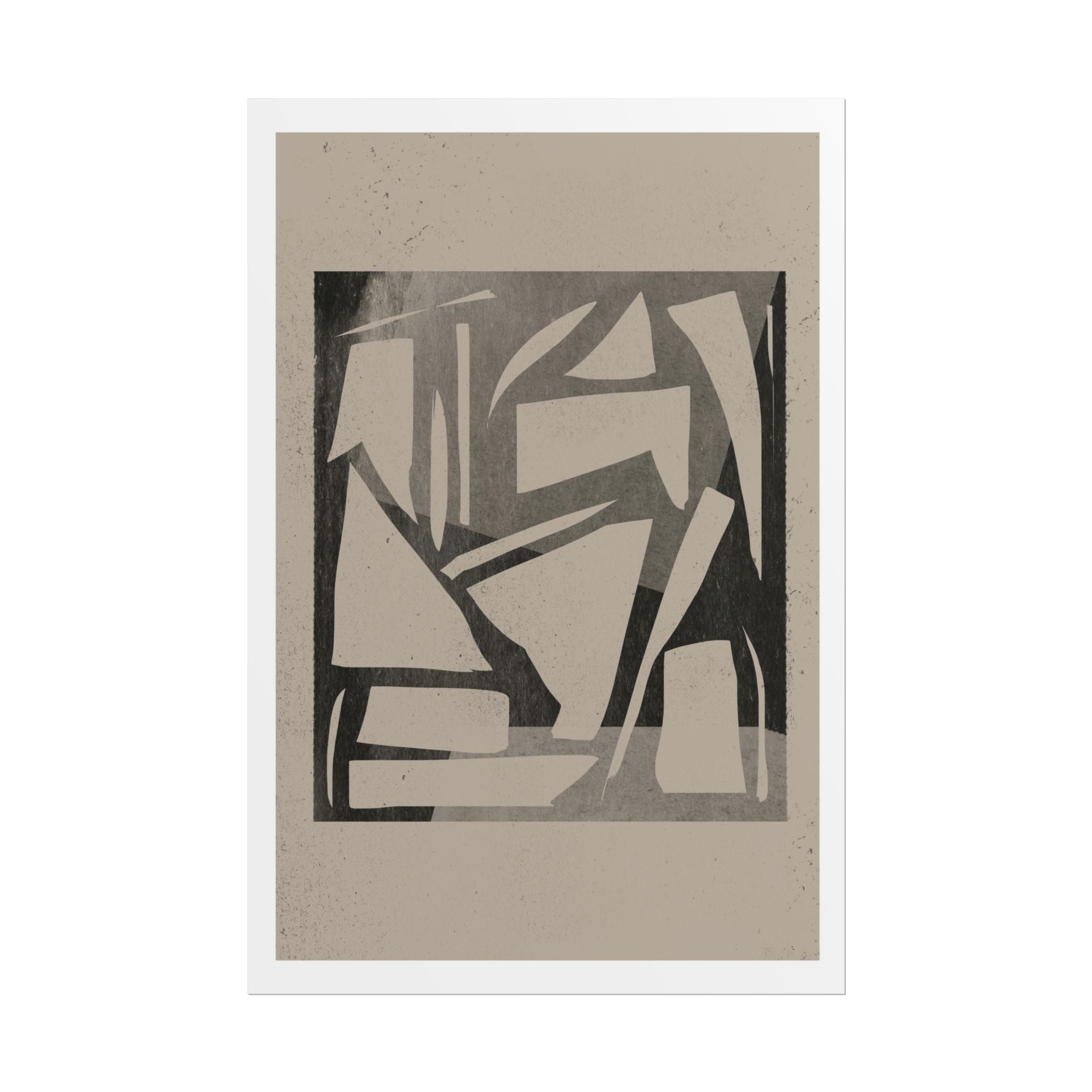 Shadow Fragment Rhythm Study - Poster