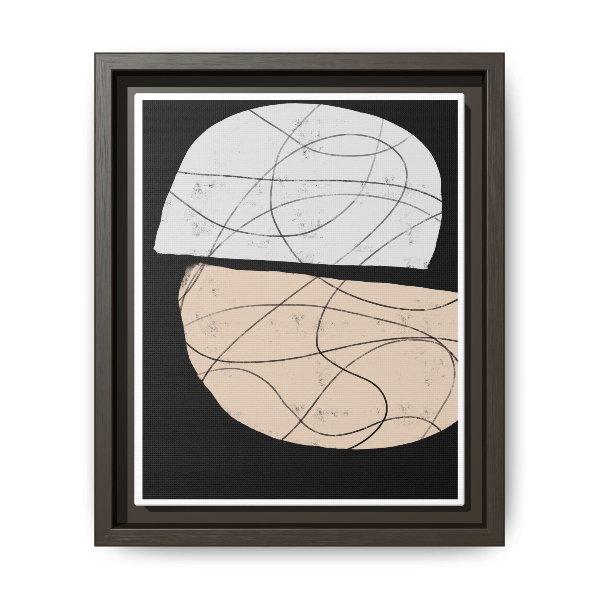 Nocturne Orbit Lines - Framed