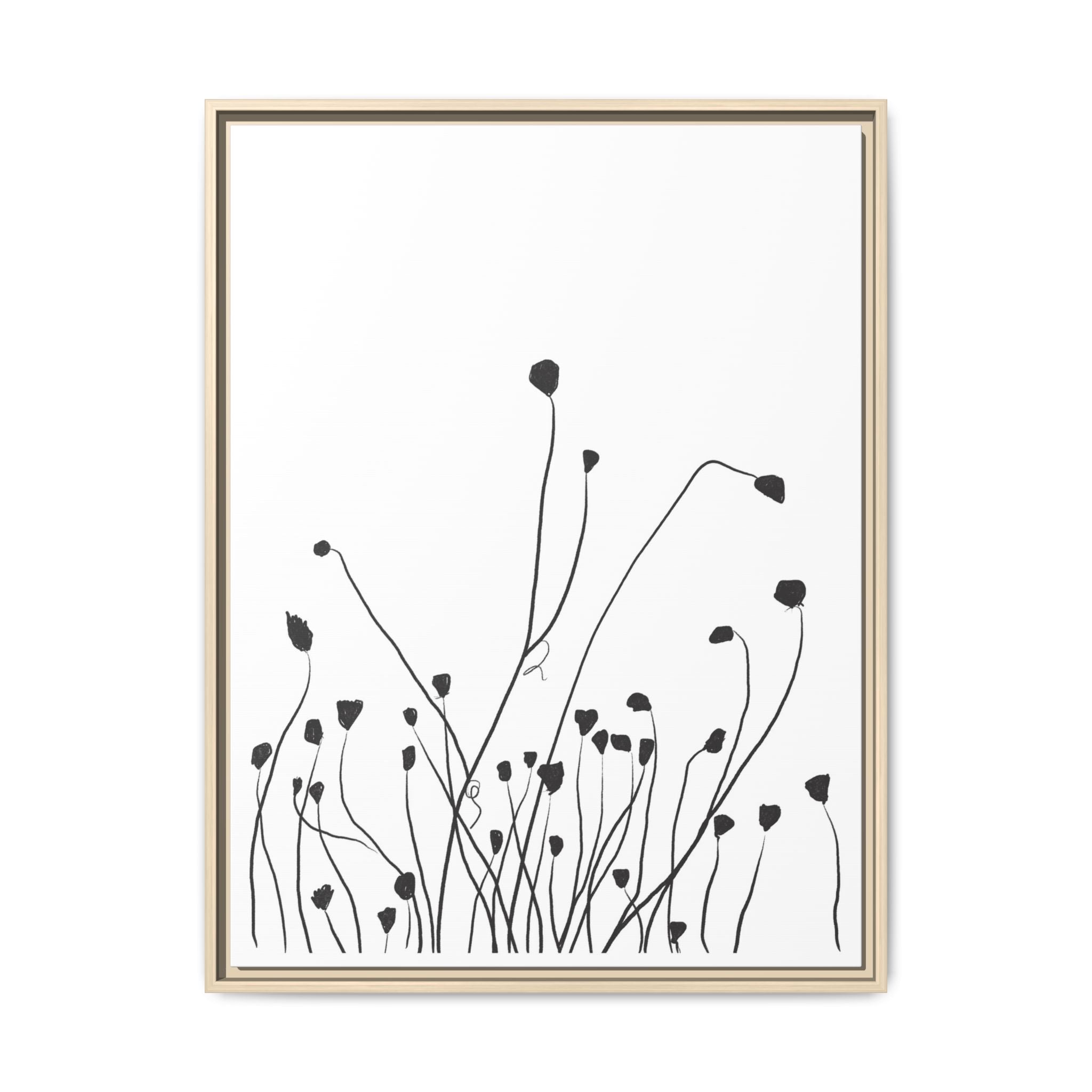 Silent Bloom Horizon - Framed
