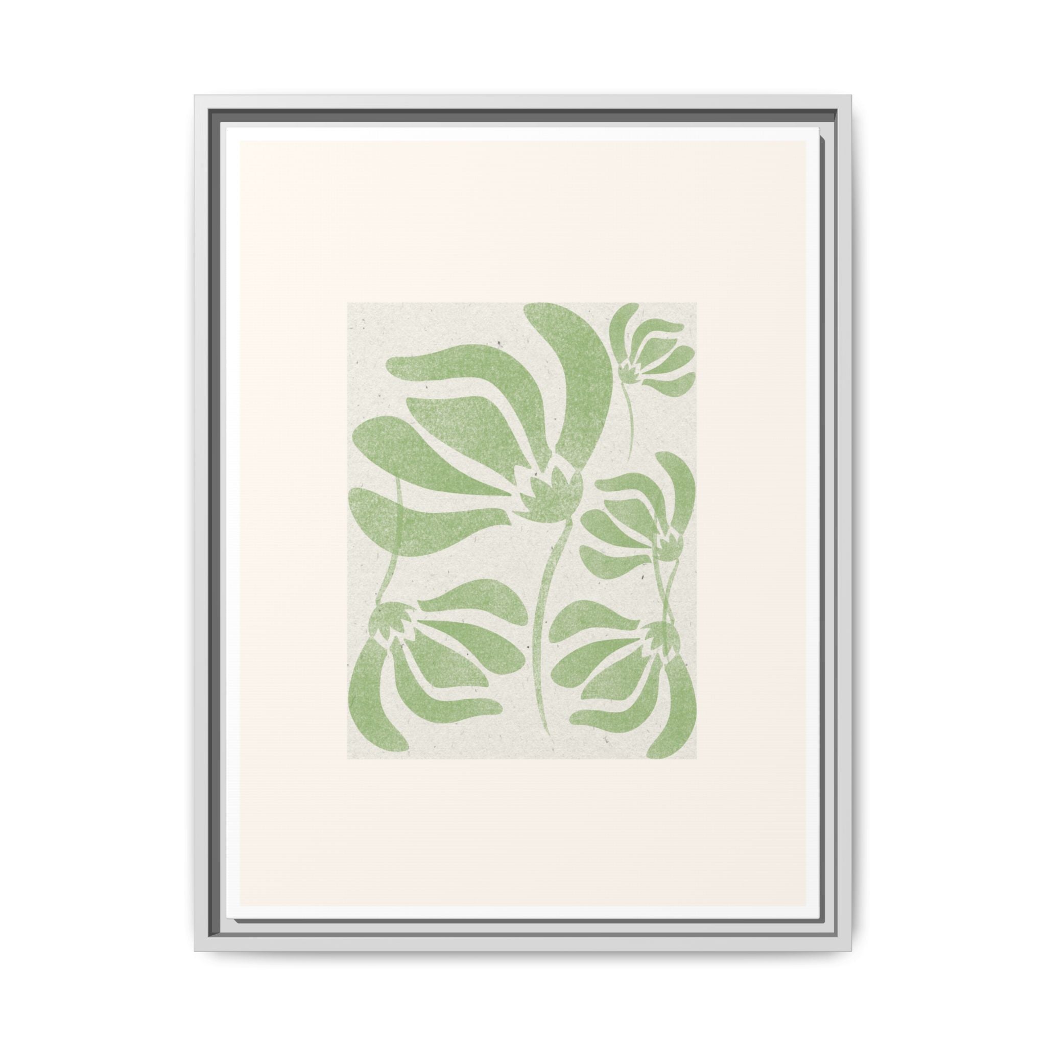 Verdant Bloom Harmony - Framed