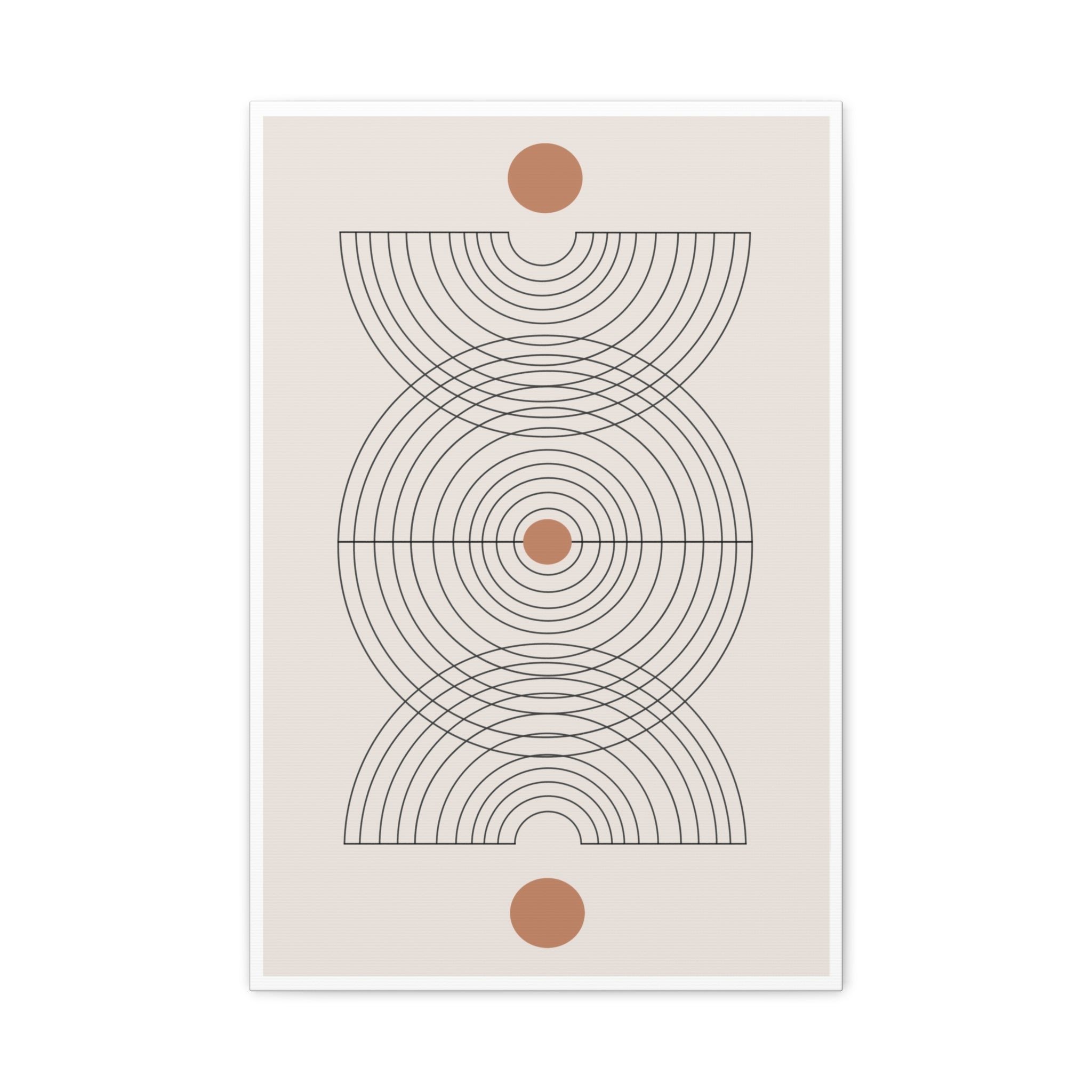 Celestial Echo Symmetry - Canvas