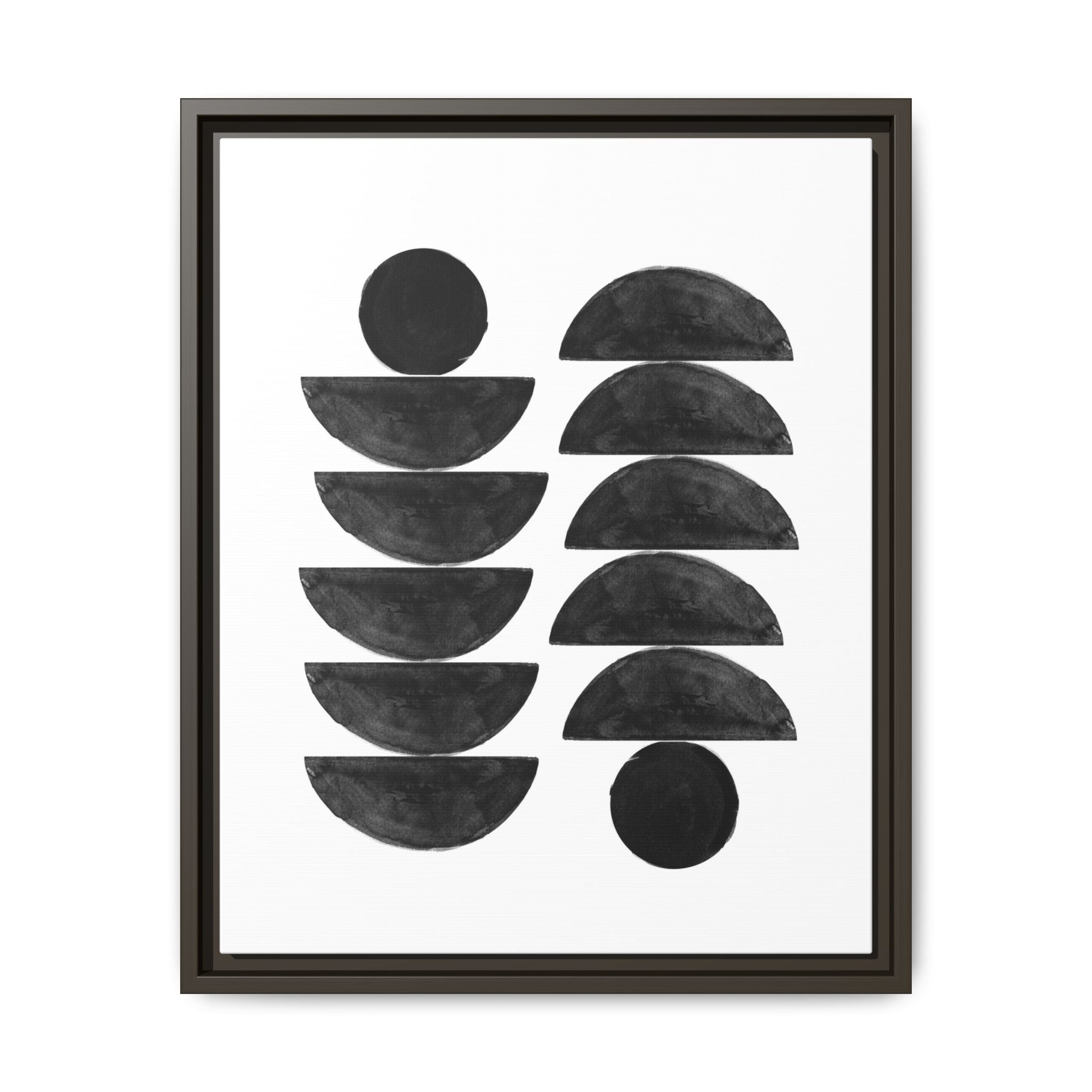 Obsidian Balance Echoes - Framed