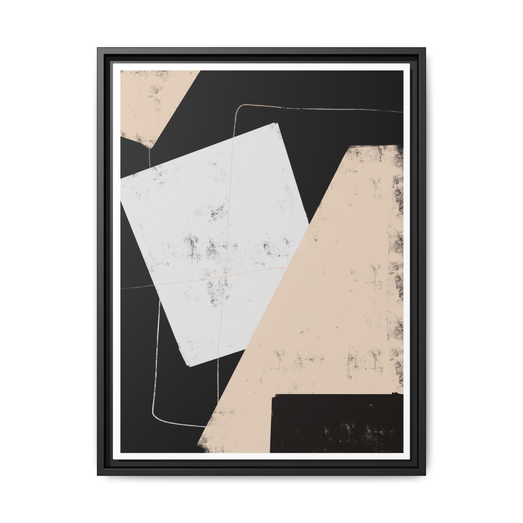 Silent Geometry Passage - Framed