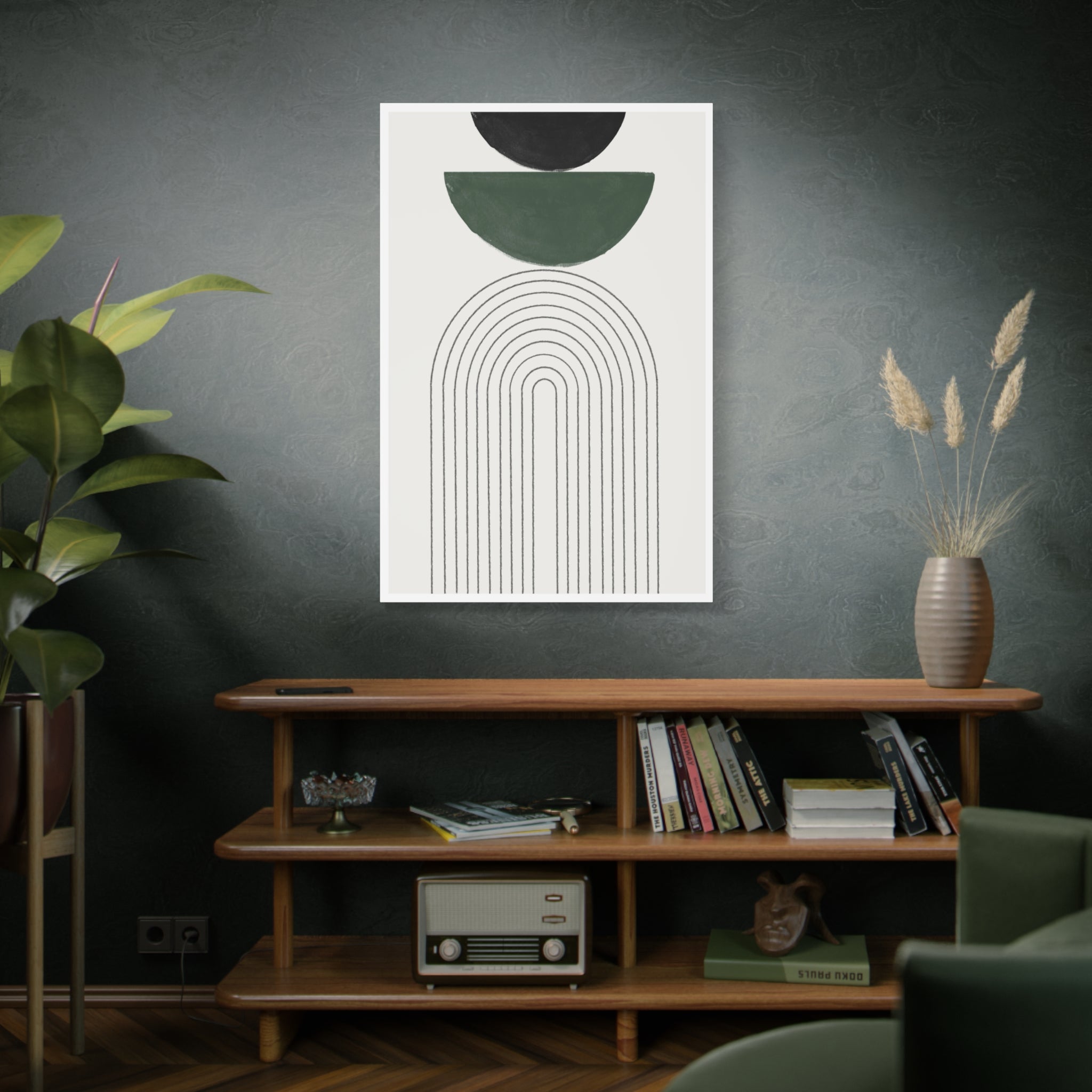 Emerald Arc Horizon - Canvas
