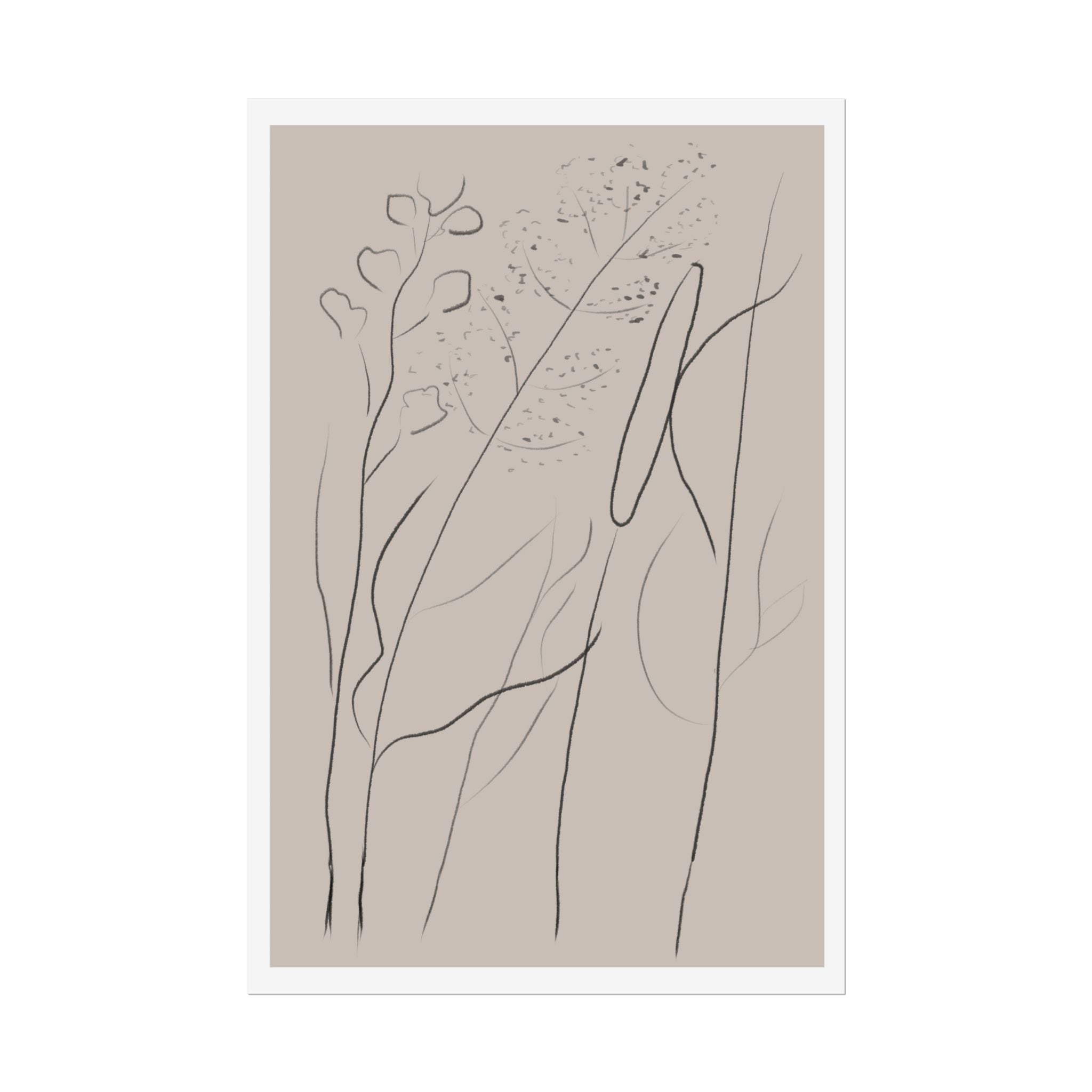 Quiet Woodland Traces - Poster