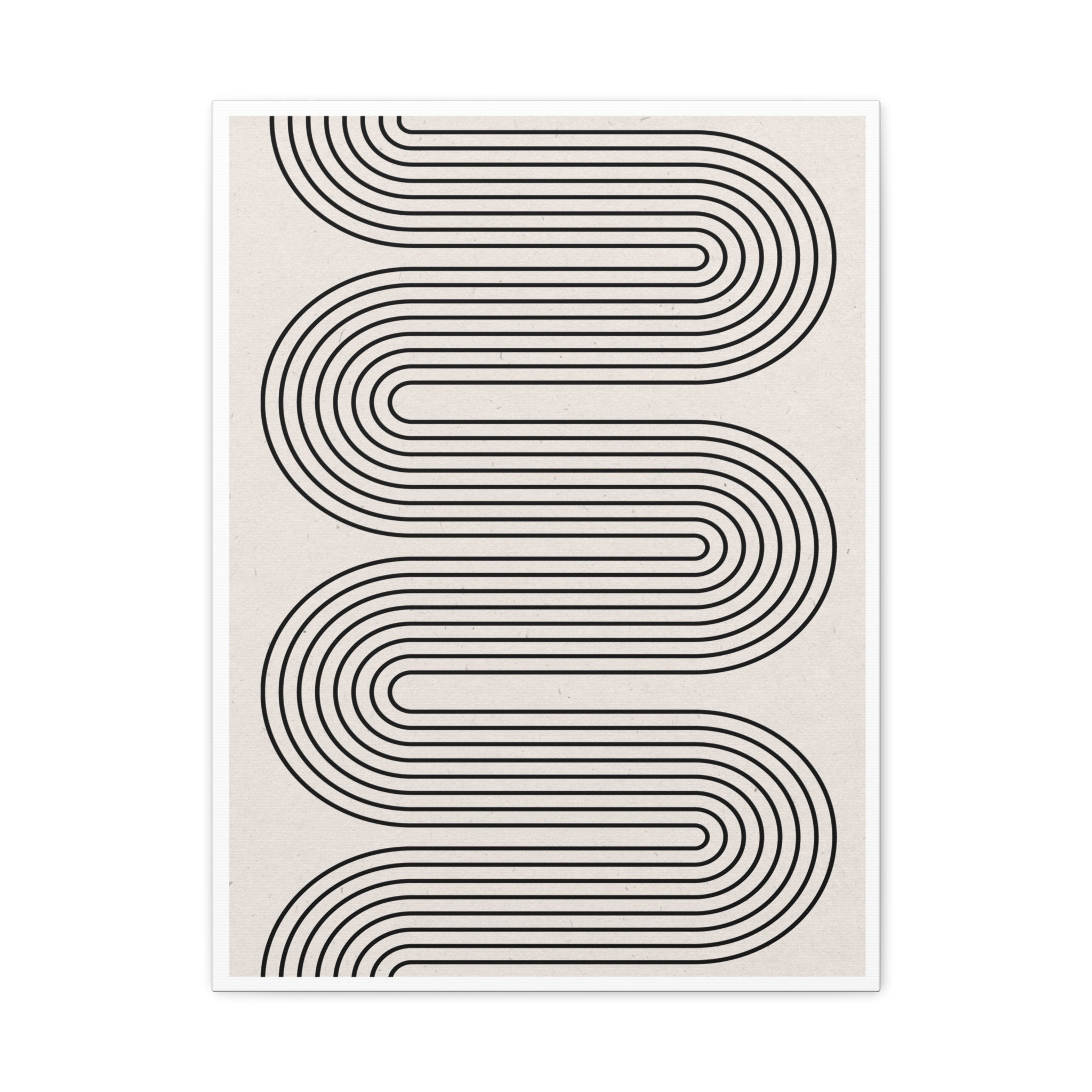Monoline Rhythm Cascade - Canvas
