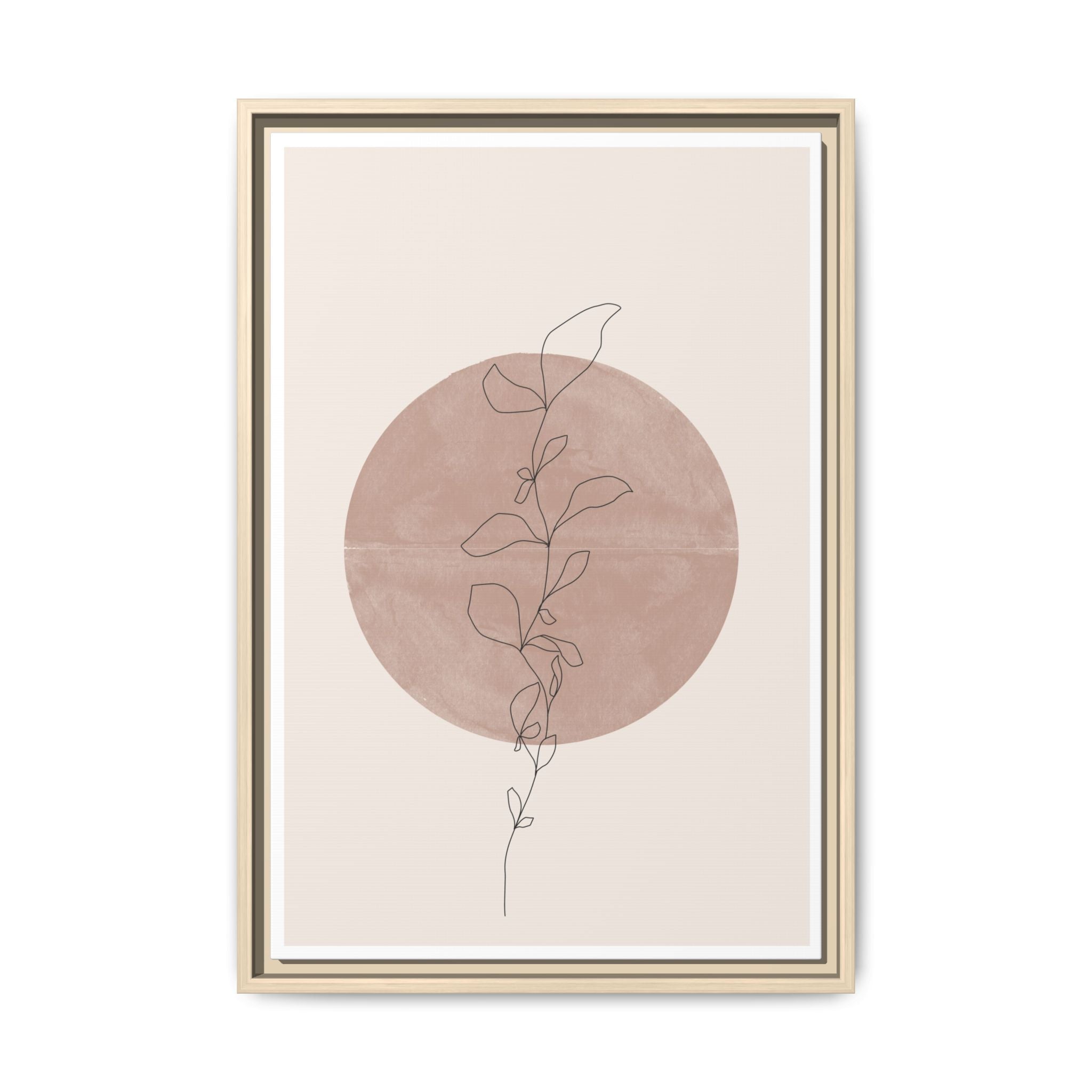 Blush Moonvine Quietude - Framed