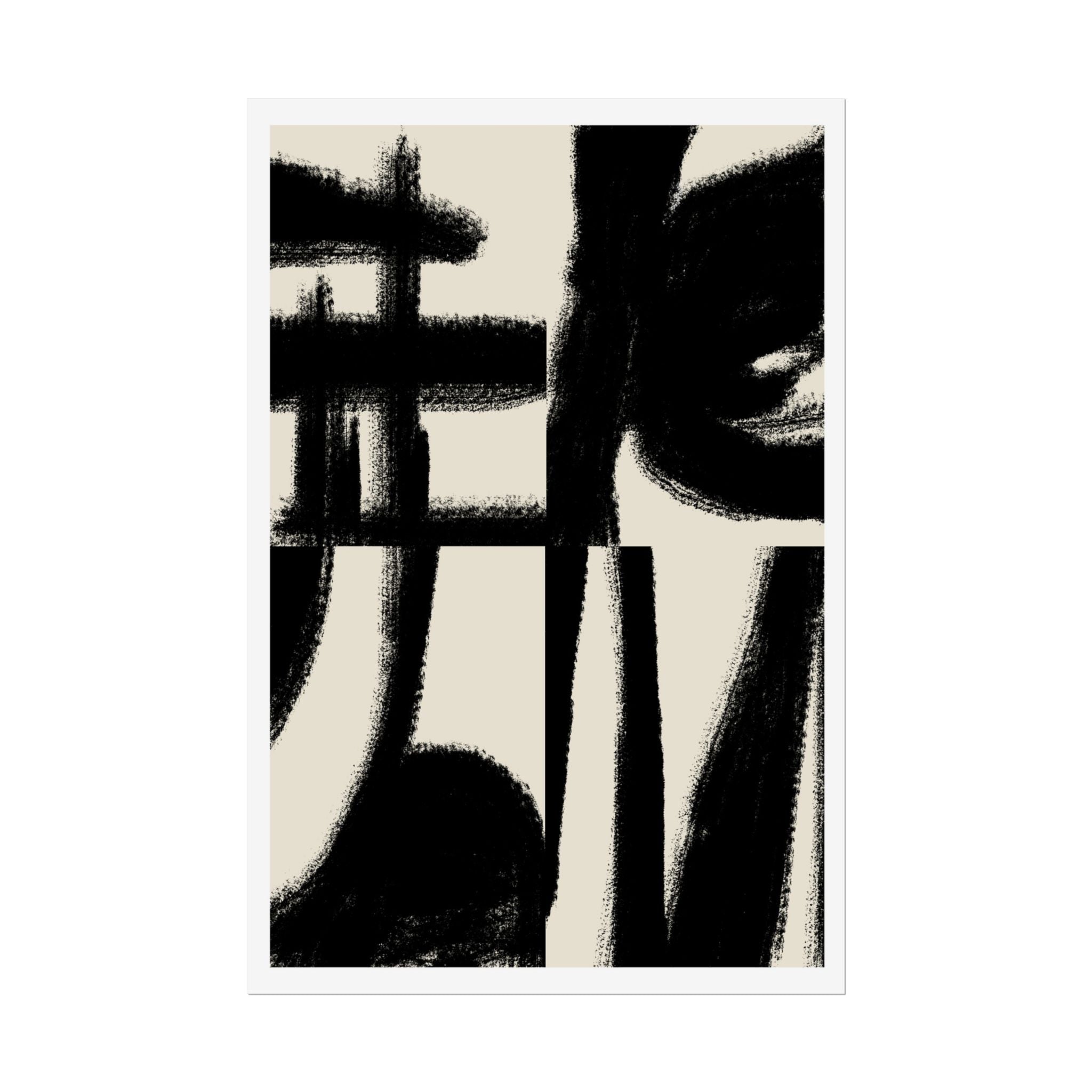 Midnight Gesture Fragments - Poster