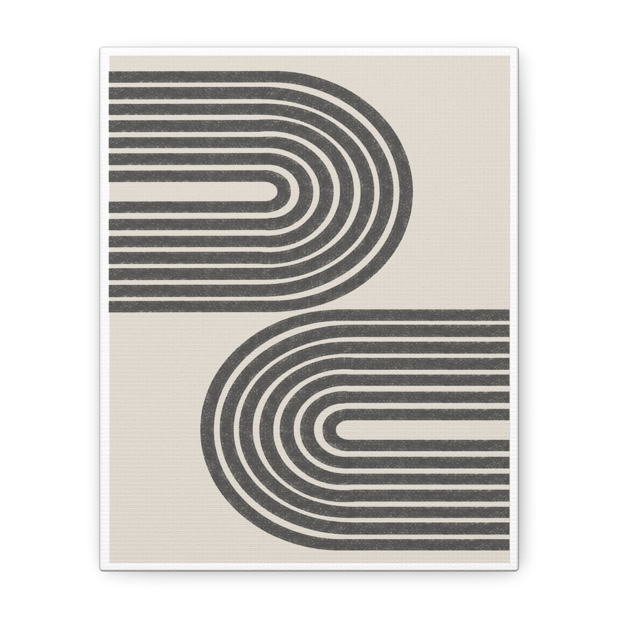 Twin Horizon Currents - Canvas