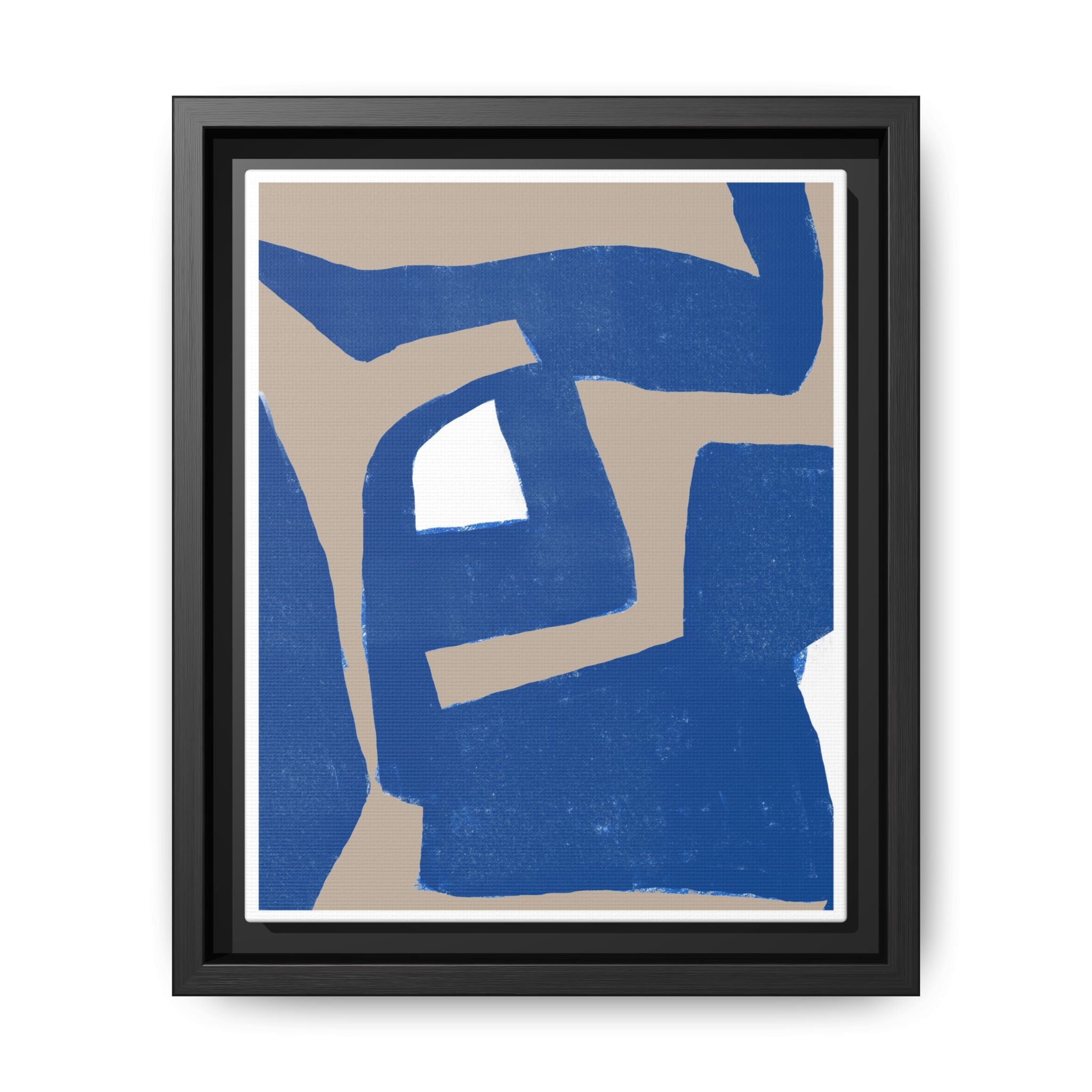 Cobalt Passage Echoes - Framed