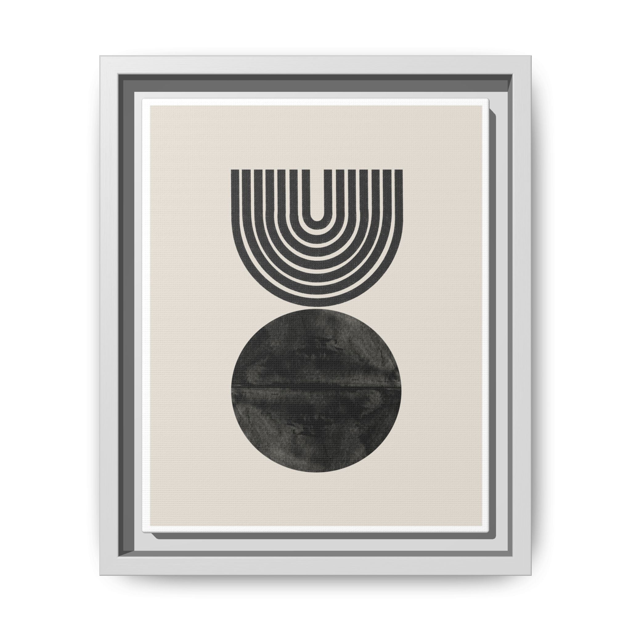 Obsidian Echo Arches - Framed