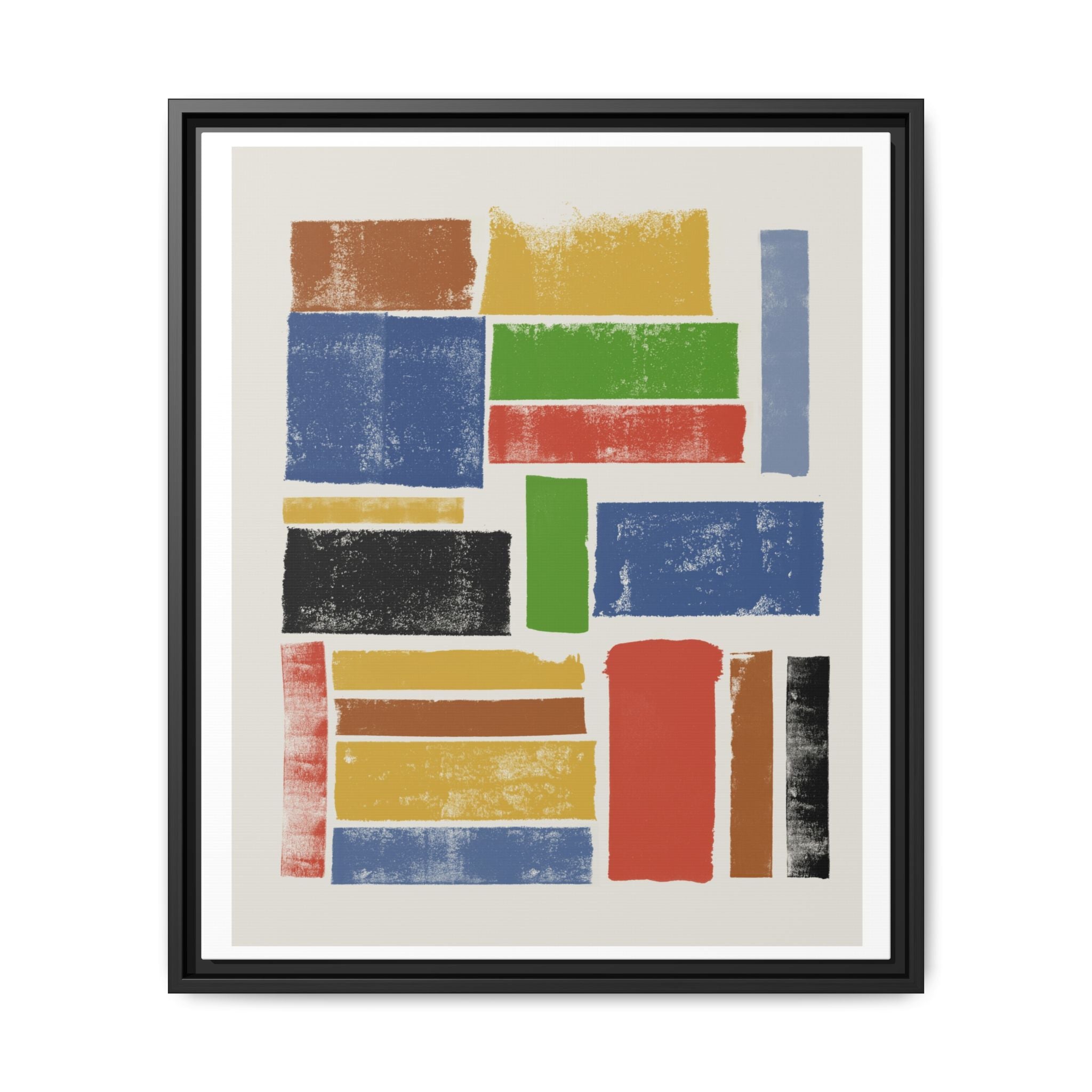 Playful Color Rhythm - Framed
